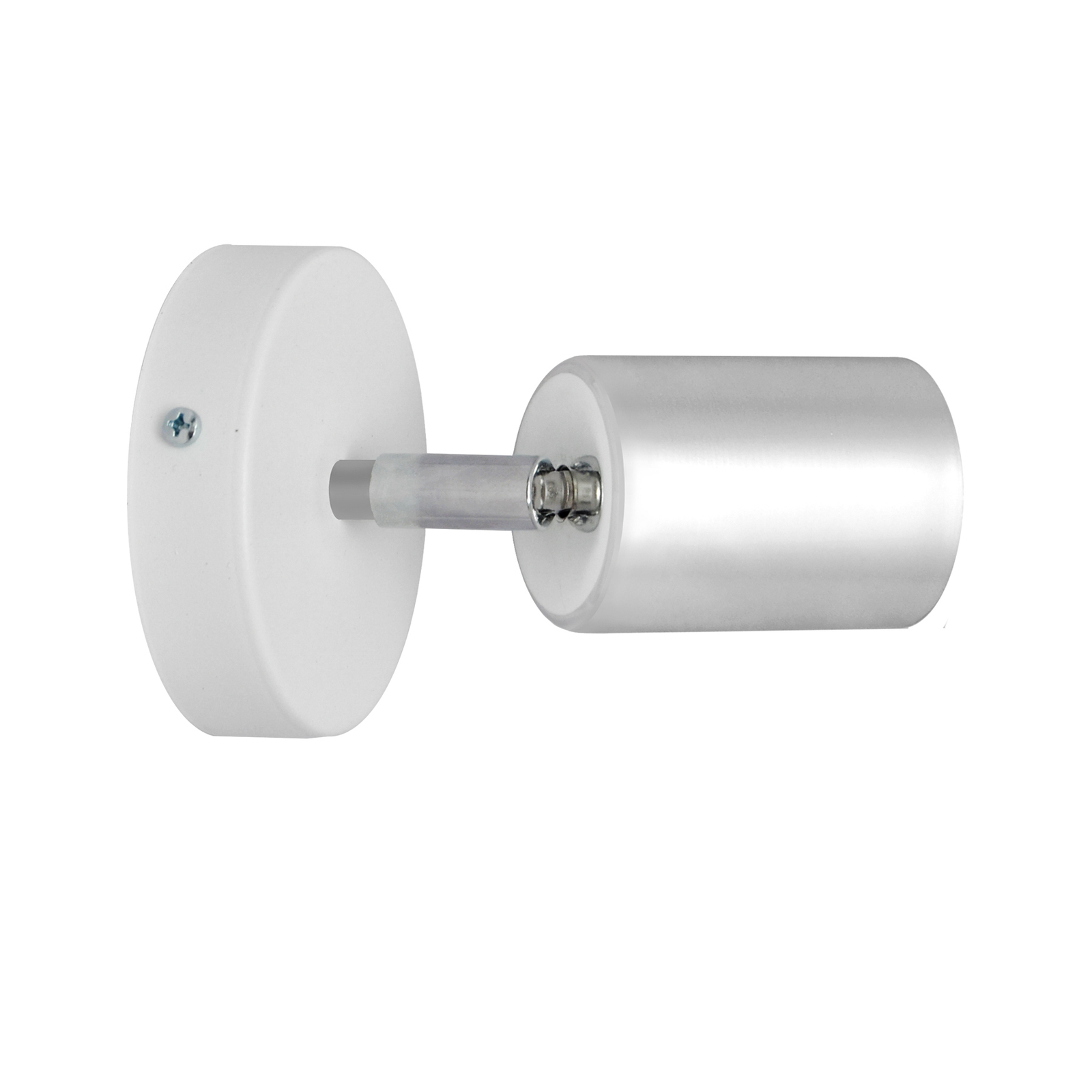 "Tune II" sieninis šviestuvas, baltas/chromuotas, metalas, E27, Ø 5,5 cm