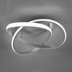 Course LED ceiling light, Ø 45 cm, metal