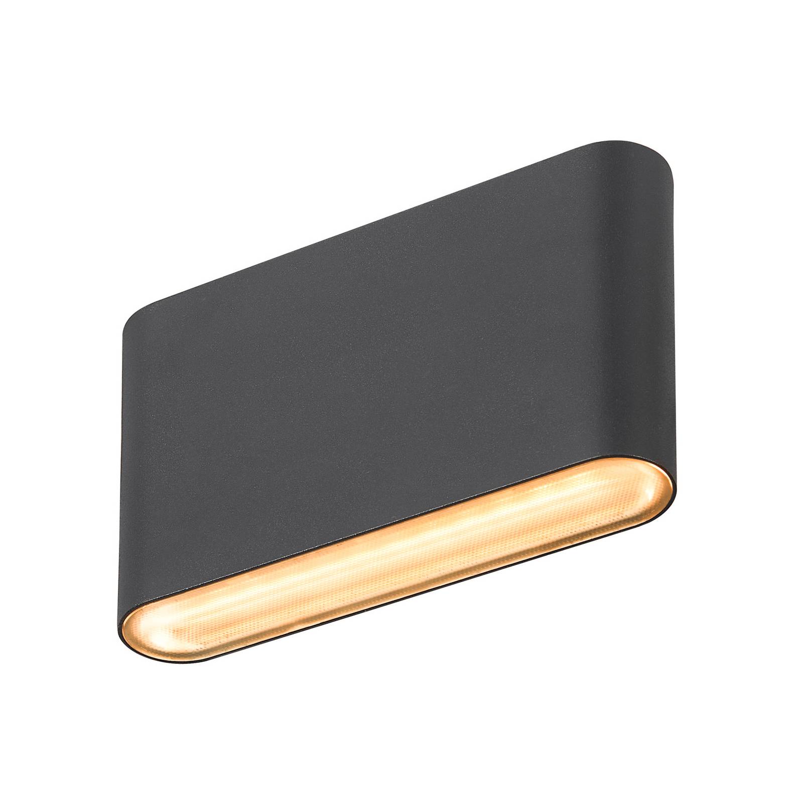 SLV Oval Außenwandlampe up/down CCT 13,5cm schwarz