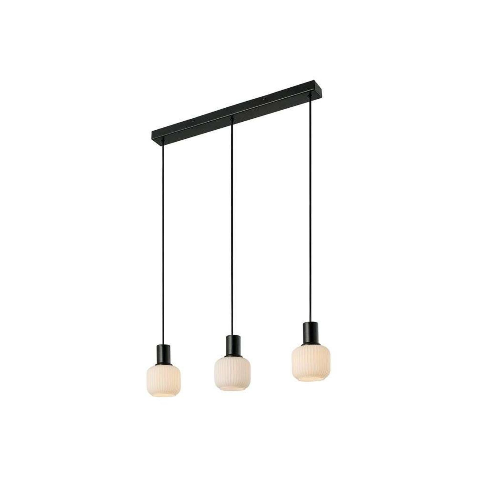 Milford 3 Mini Candeeiro Suspenso Rail Black - Nordlux