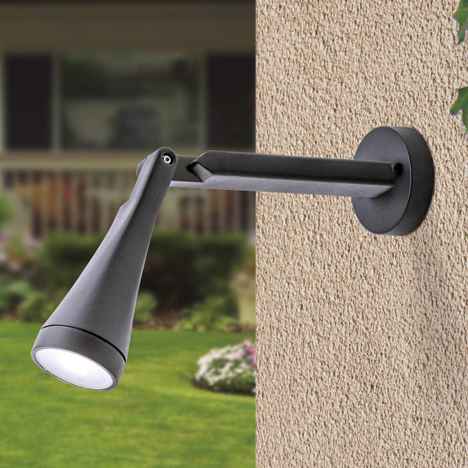 Protruding LED outdoor wall lamp Davin