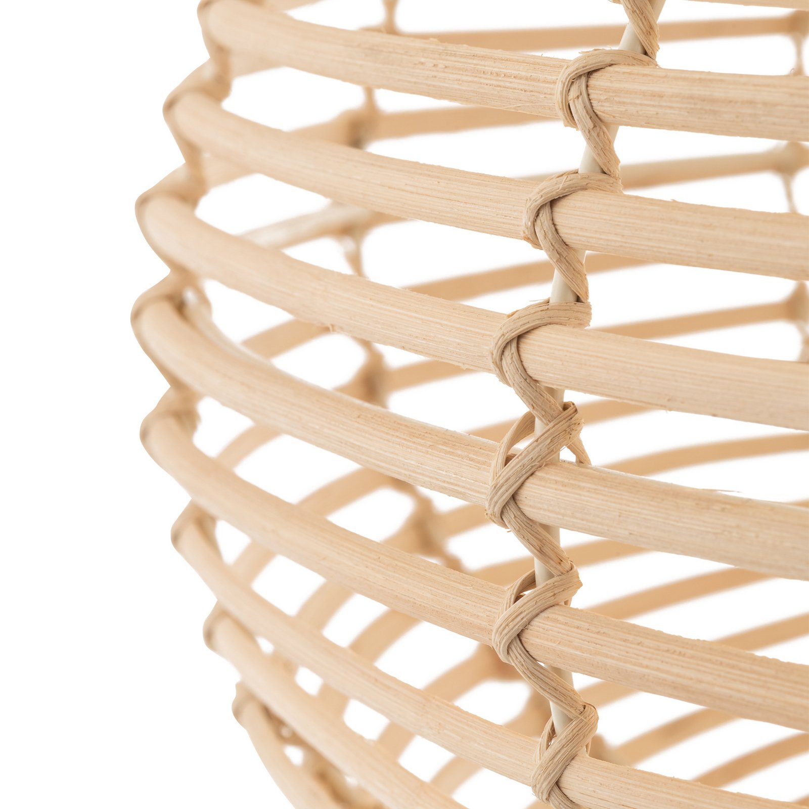 Hängeleuchte RATTAN, Ø 60 cm, naturbraun, Rattan, E27