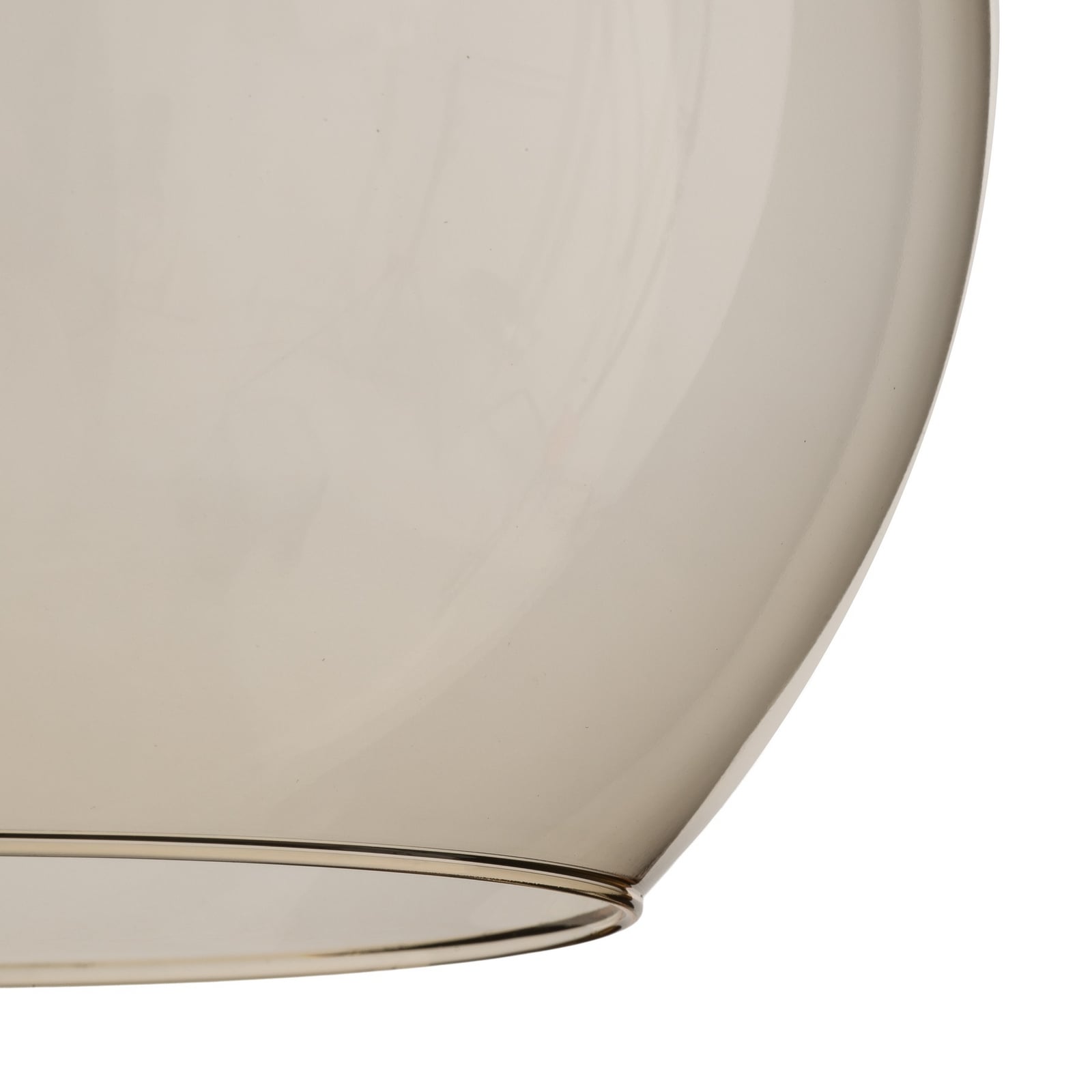 Cubus pendant light, amber, glass, Ø 30 cm, E27