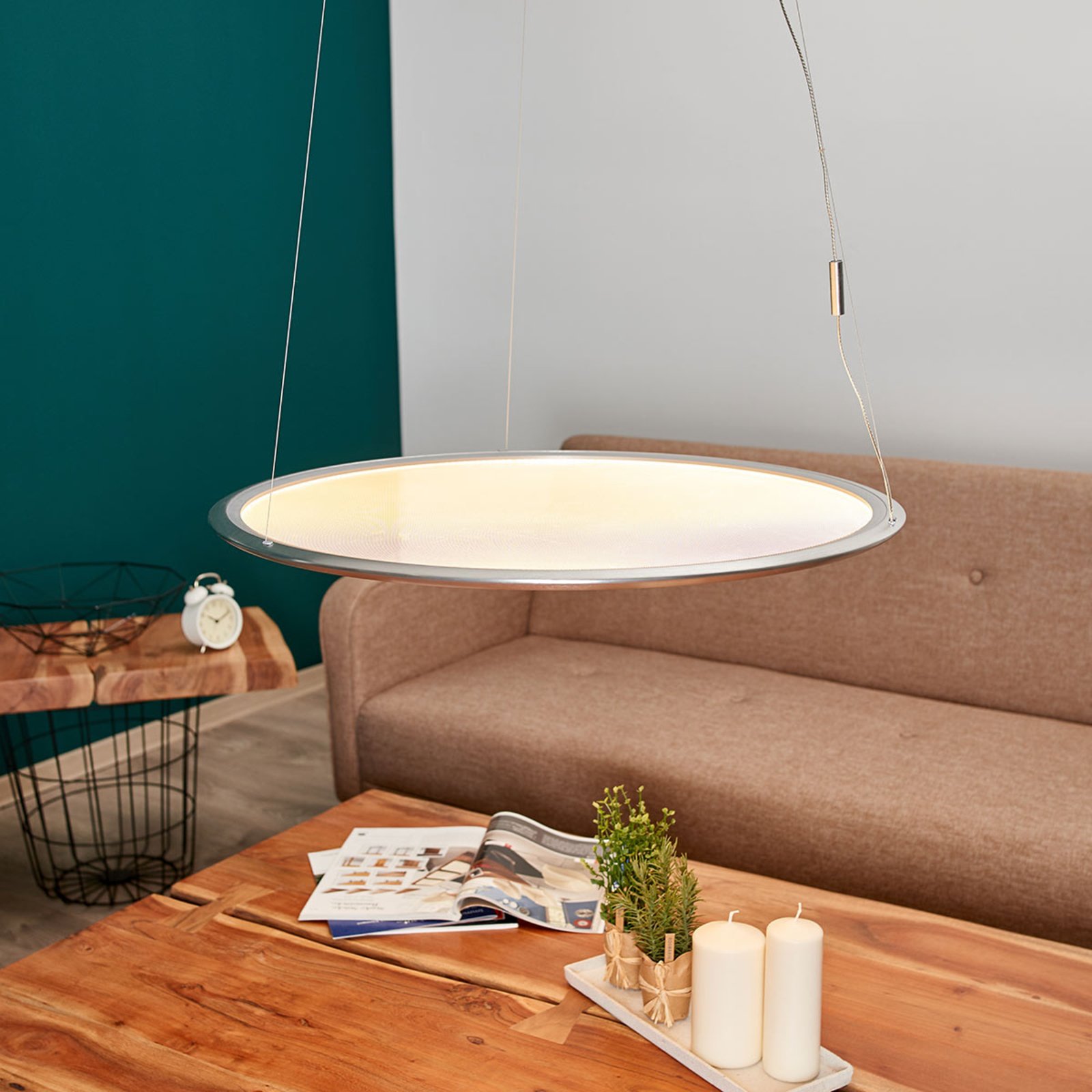 Artemide Discovery hanglamp horizontaal alu