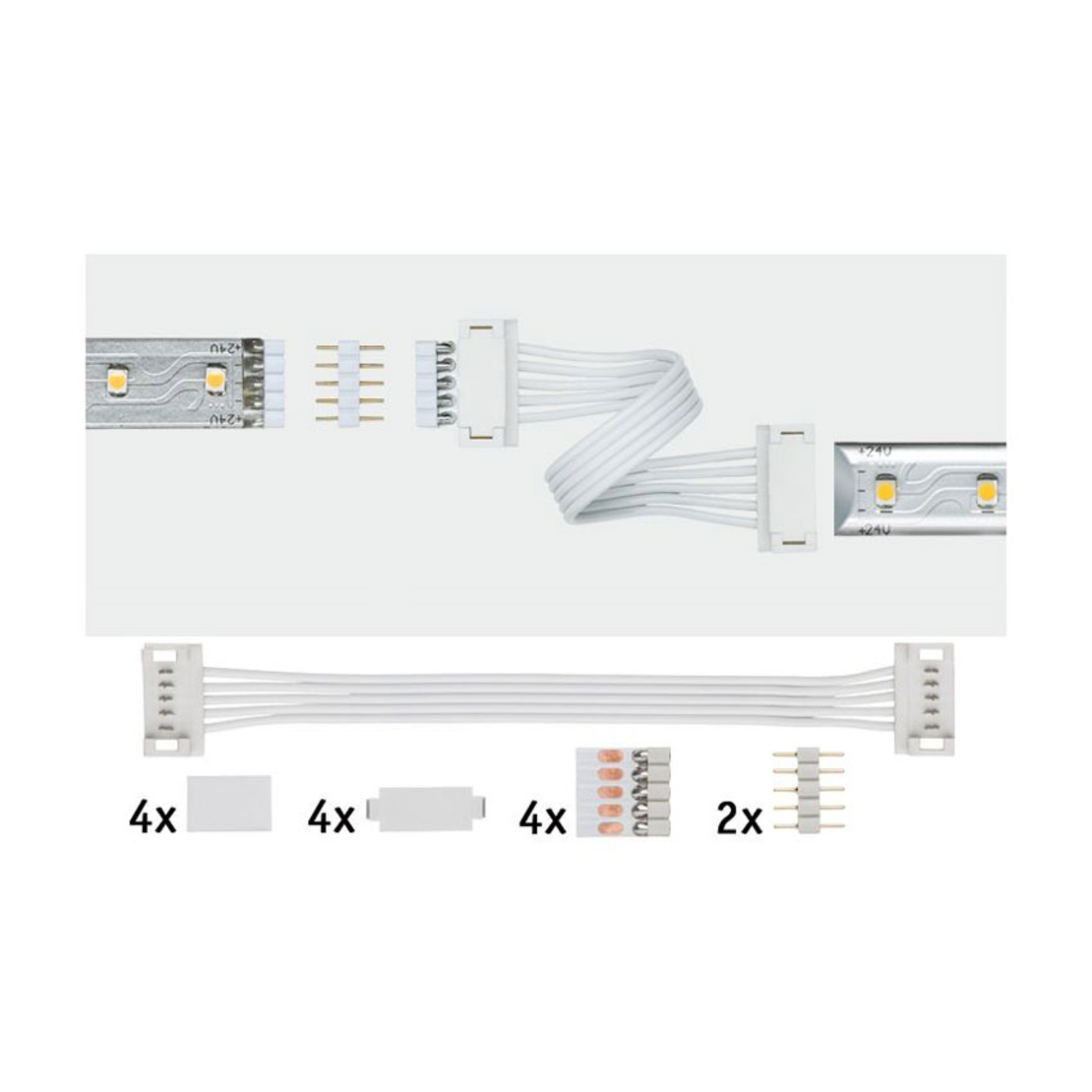 Paulmann MaxLED universal connector, 2-pack white