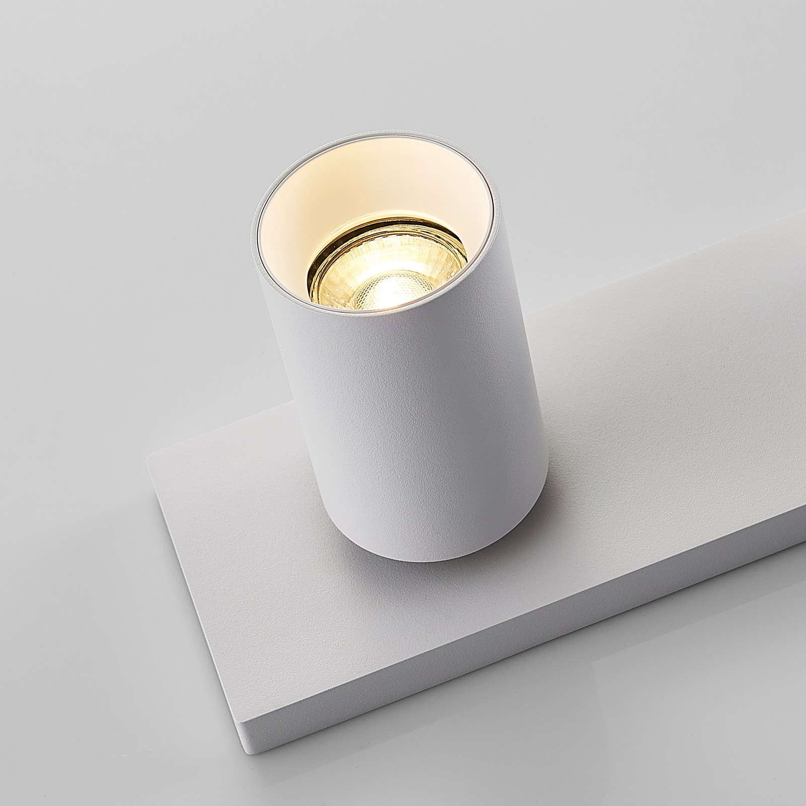 Arcchio Brinja spotlight angular white 3-bulb 2x
