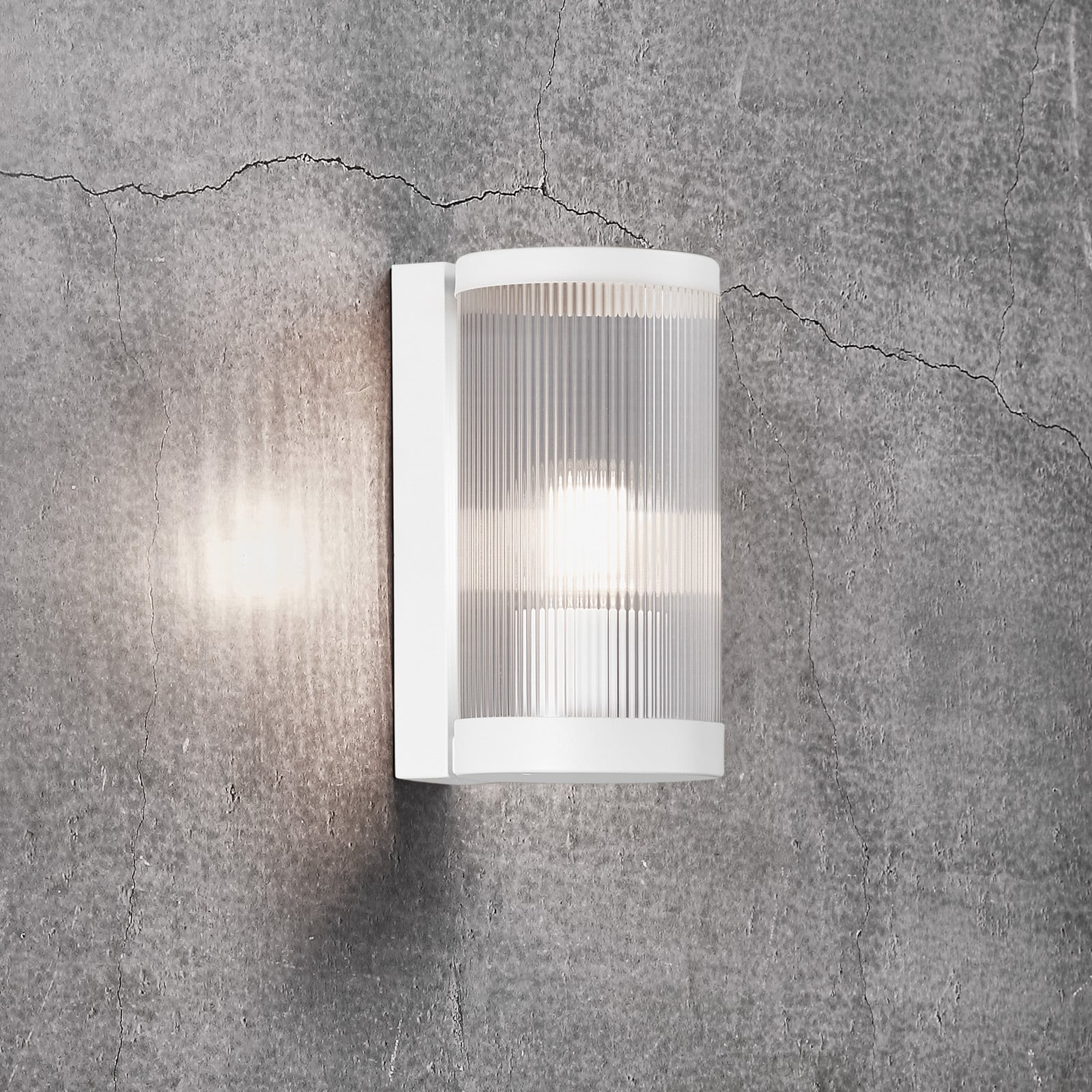 Coupar Utomhus V&auml;gglampa White Nordlux - Metall - Rund