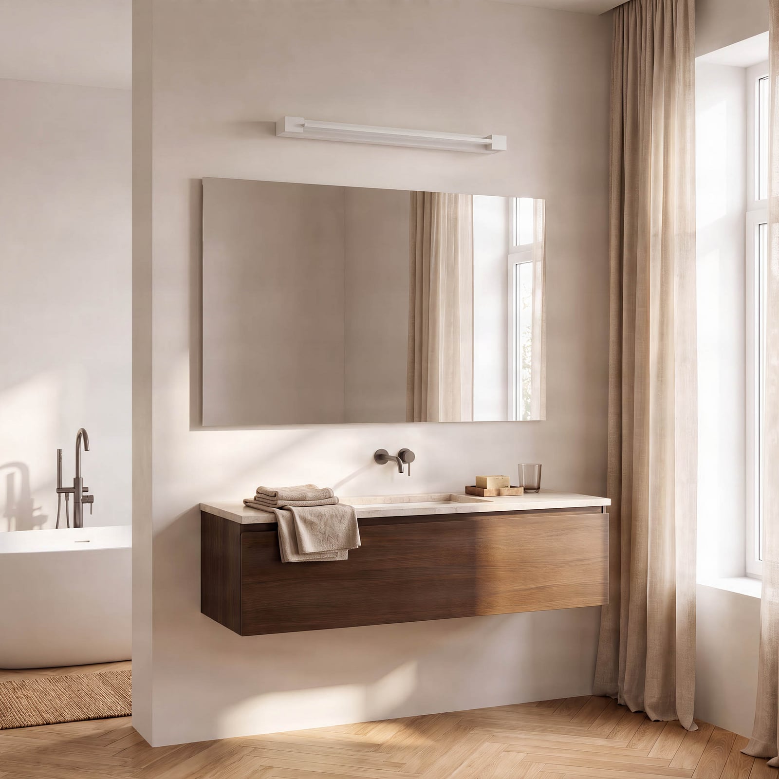 Jora Vägglampa L60 White - Arcchio Jora Vägglampa L60 White - Arcchio