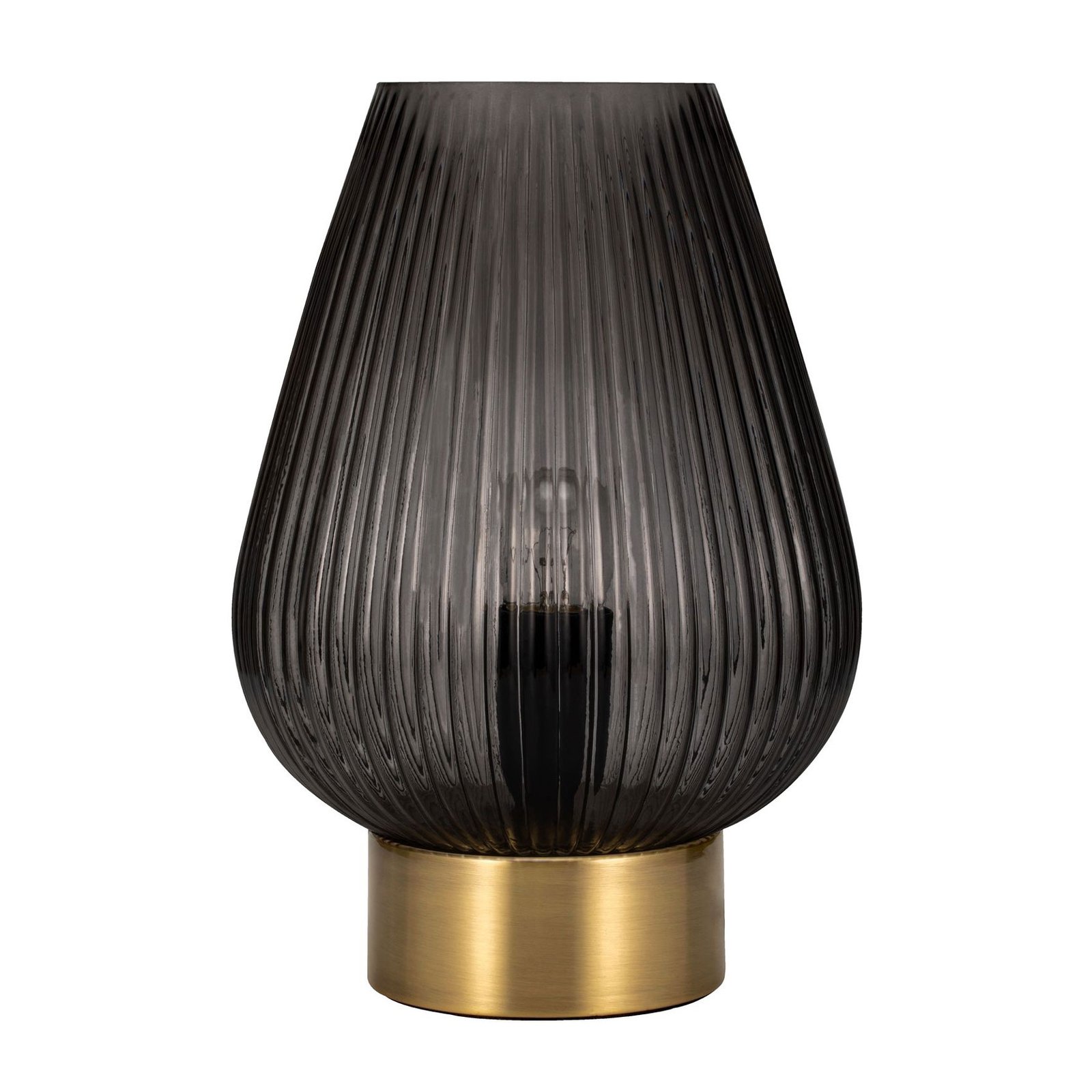 Pauleen Crystal Gloom lámpara de mesa de vidrio