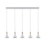 Arina Candeeiro Suspenso White/Wood - Lindby