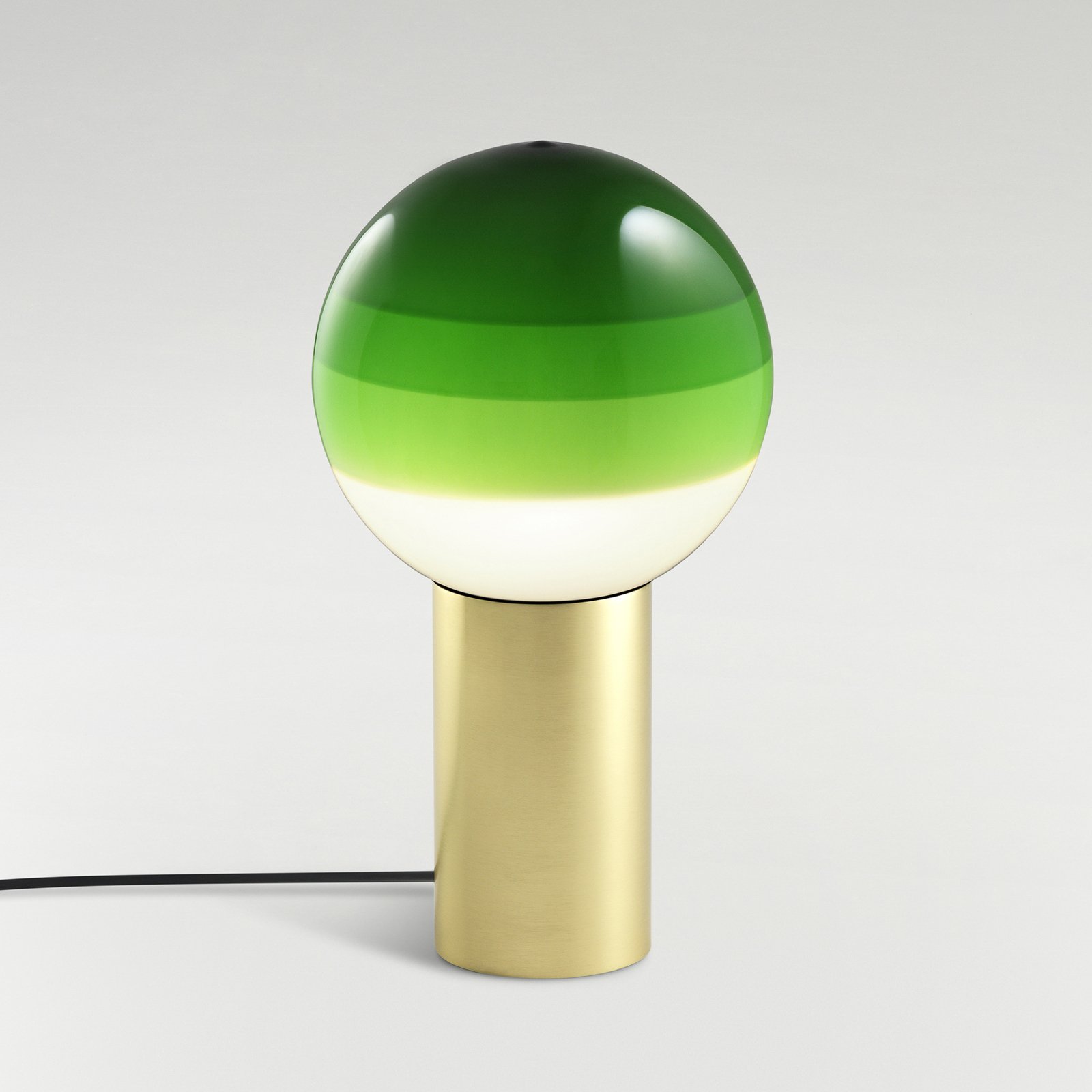 MARSET Dipping Light M lampe table vert/laiton