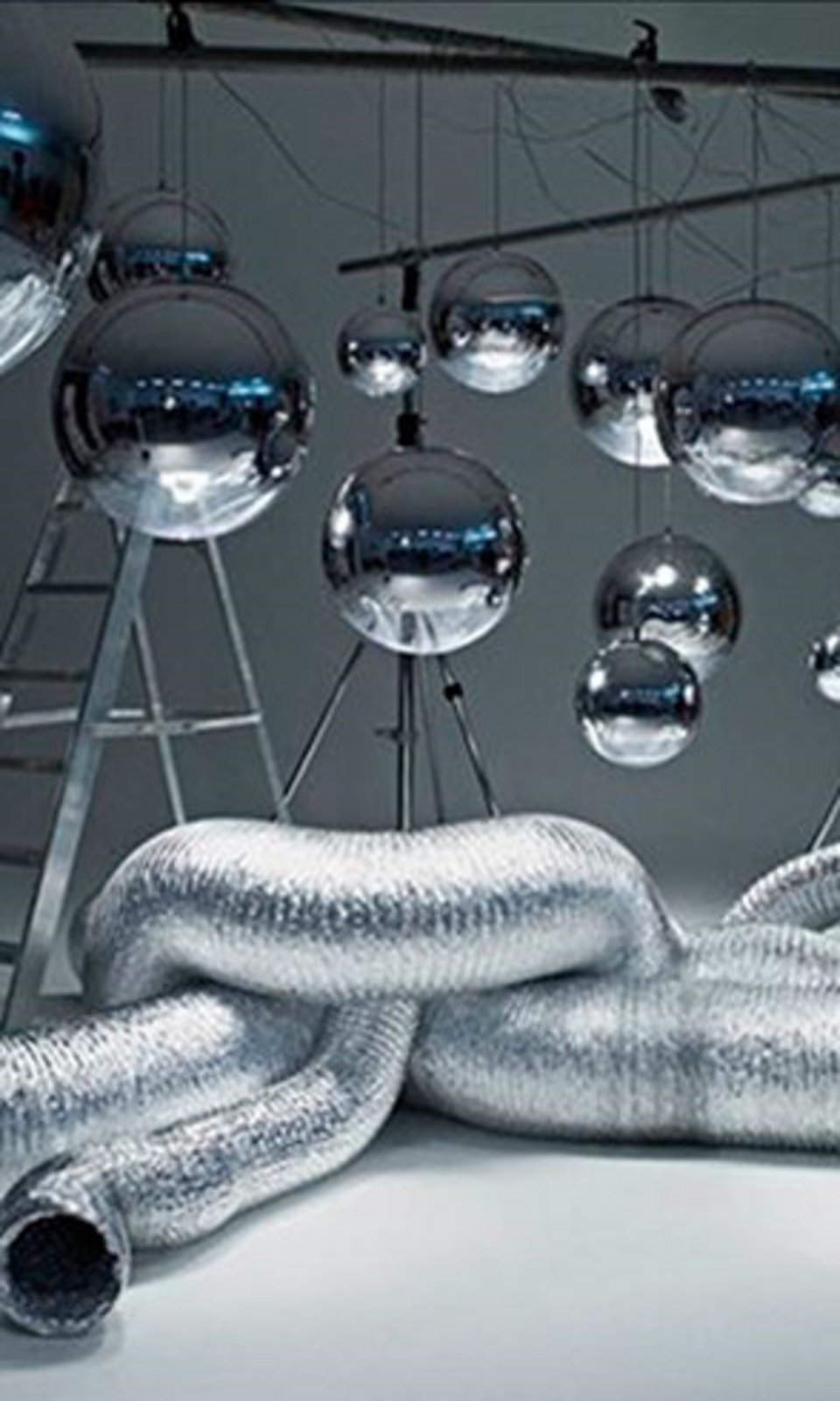 Mirror Ball 50 LED Candeeiro Suspenso Chrome - Tom Dixon