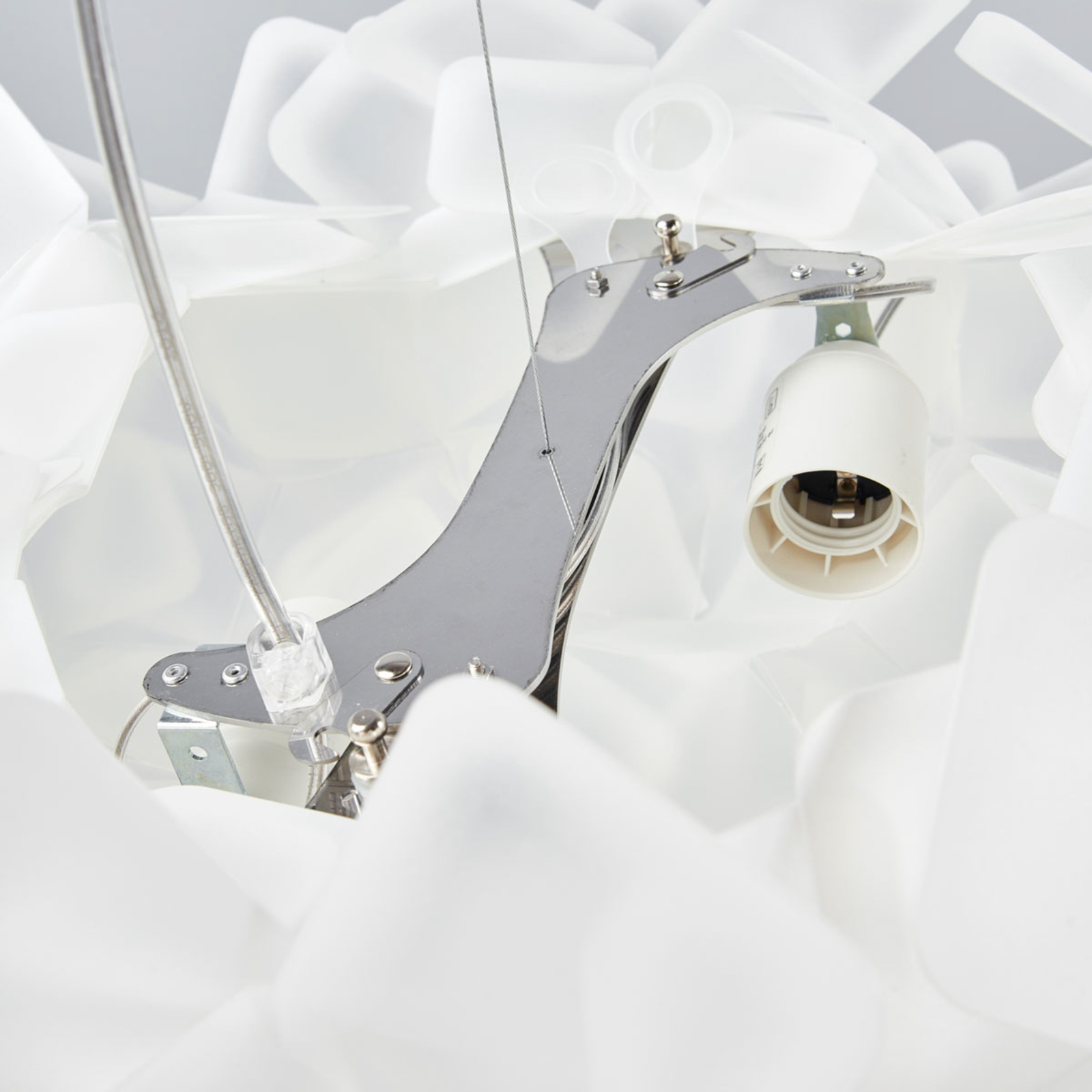 Slamp Clizia - designerska lampa wisząca, biała