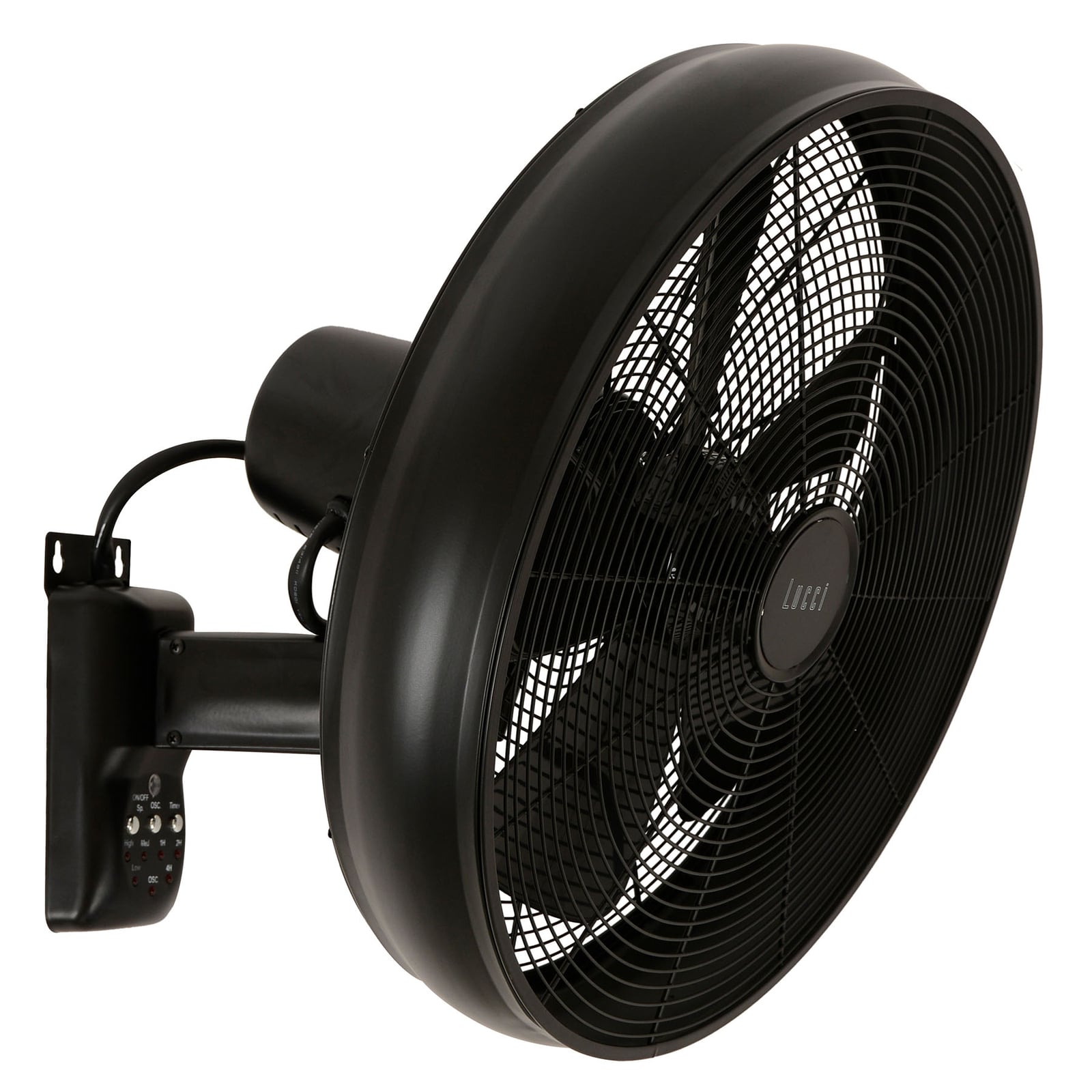 Ventilateur mural Breeze, noir, Ø 41 cm, silencieux - Beacon Ventilateur mural Breeze, noir, Ø 41 cm, silencieux - Beacon