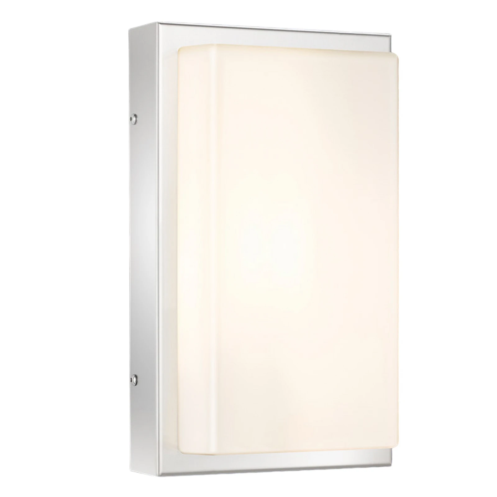 LED vonkajšie nástenné svietidlo Julea, nerezová oceľ, sklo, snímač pohybu