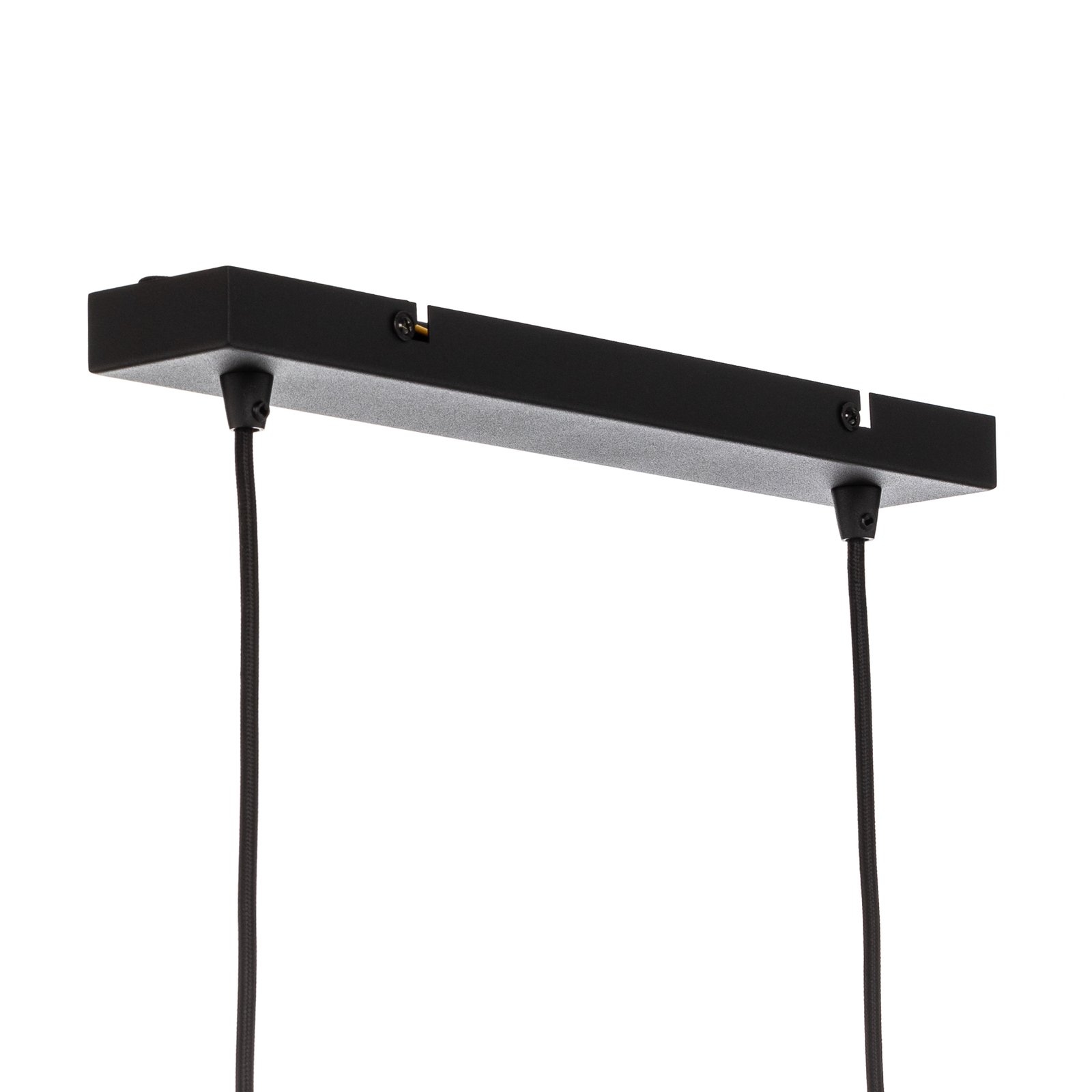 Lindby hanglamp Anito, zwart/goud, metaal, 100 cm, E27