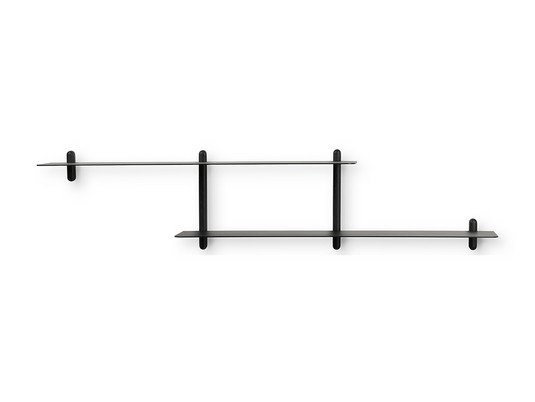 Nivo Shelf Large H Black Ask/Black - GEJST