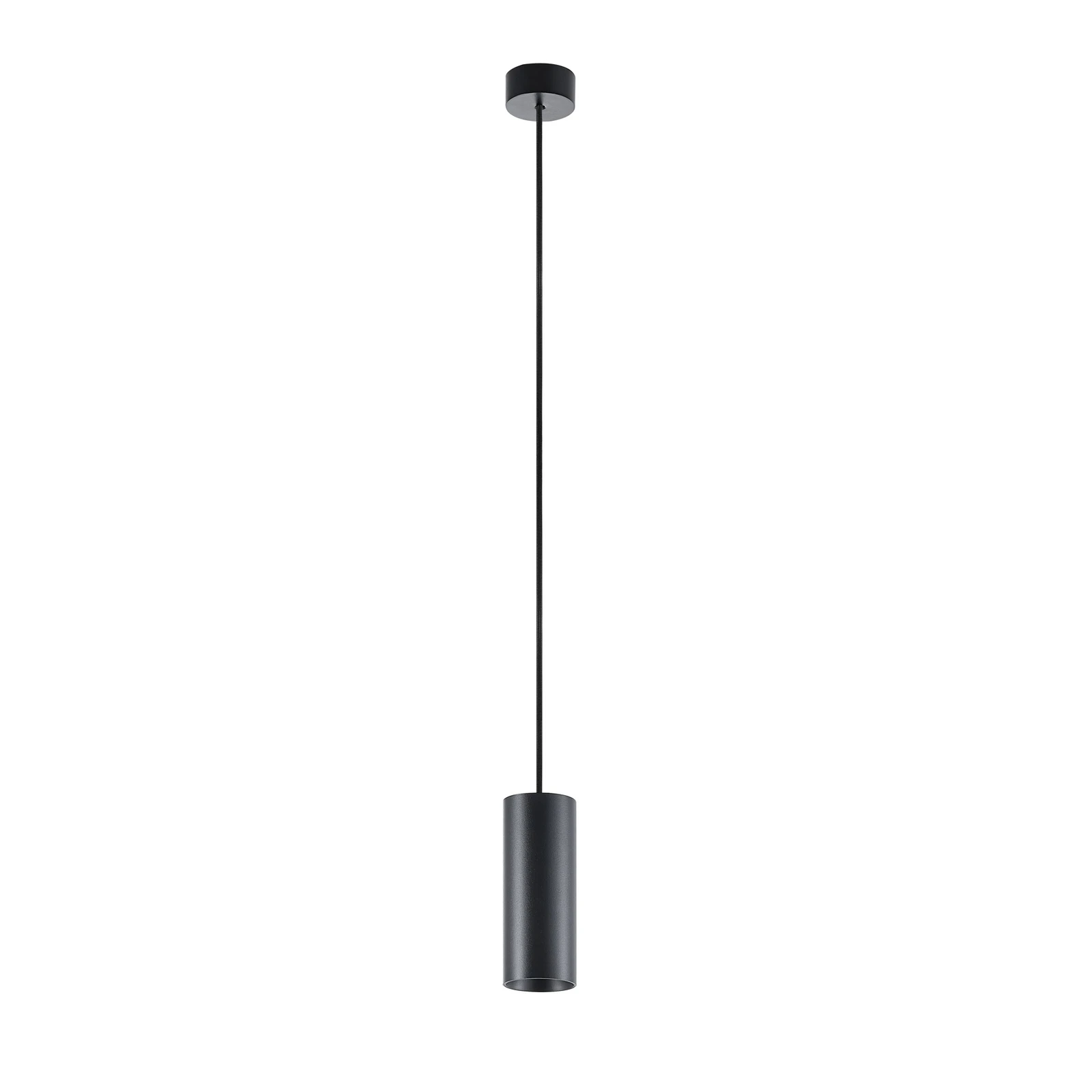 Hängeleuchte CAN, schwarz, Höhe 15 cm, Ø 6 cm, Metall, GU10