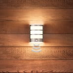 Philips Python LED sensora āra sienas lampa no nerūsējošā tērauda