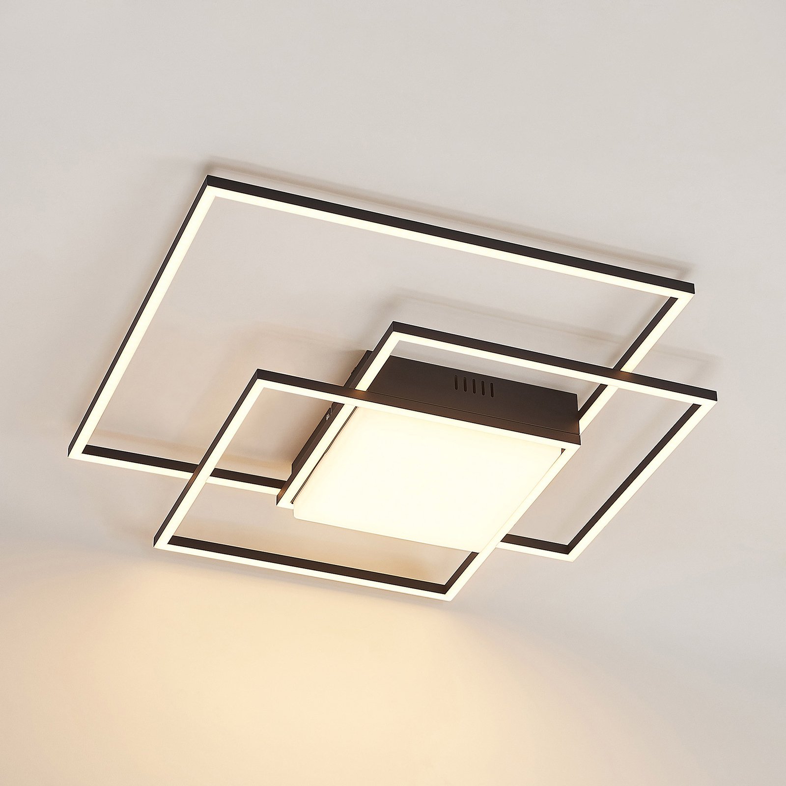 Nelinka LED Plafondlamp Black - Lindby