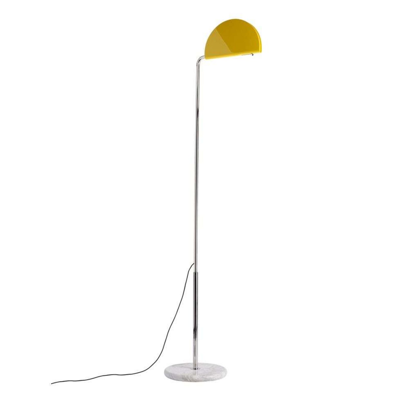 Mezzaluna Golvlampa White Marble/Yellow - DCW