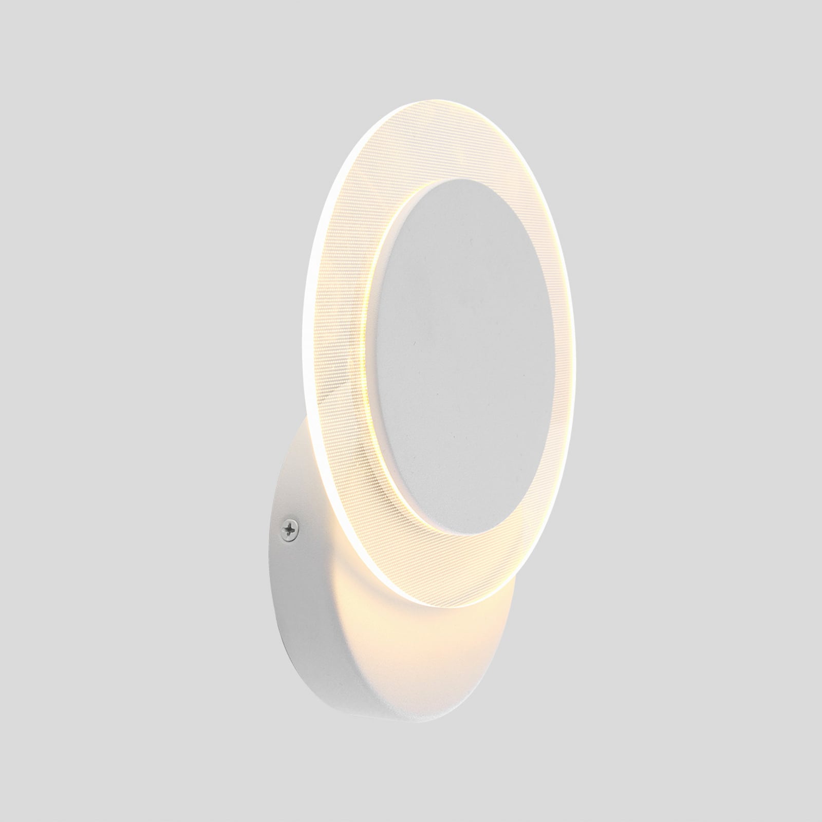 Aplique de pared LED Lido, blanco, metal, 2700 K