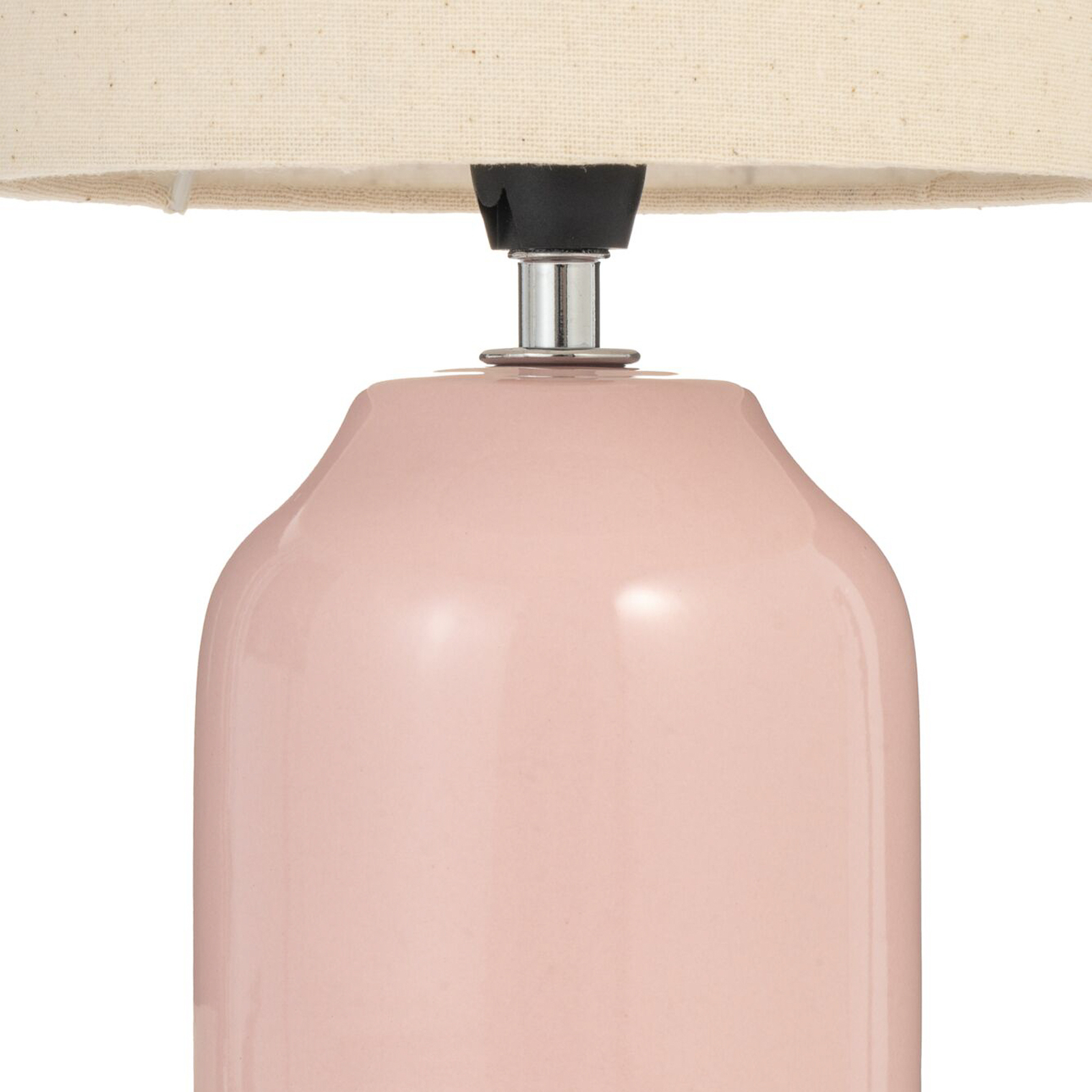 Pauleen Sandy Glow table lamp, cream/pink