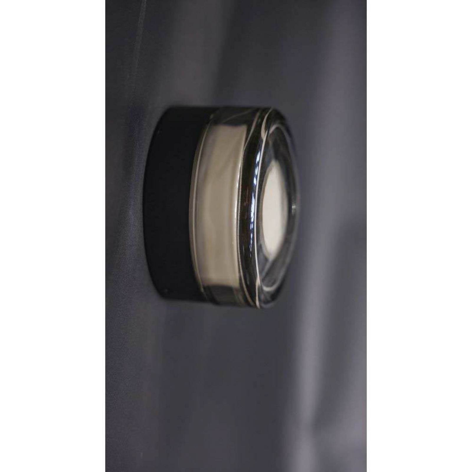 LOOM DESIGN LED-Deckenleuchte Otto Convex, grau, IP65 günstig online kaufen