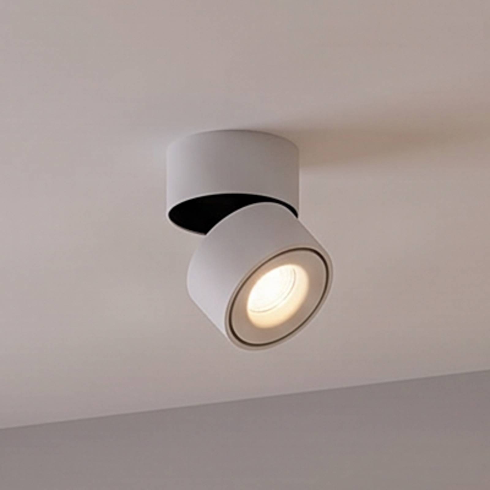 Arcchio LED-downlight Rotari, hvit, 1 lyskilde, 1987lm