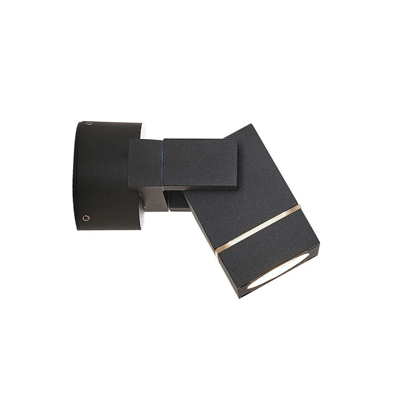 Lucande – Kavuna Square Außen Wandleuchte Dark Grey
