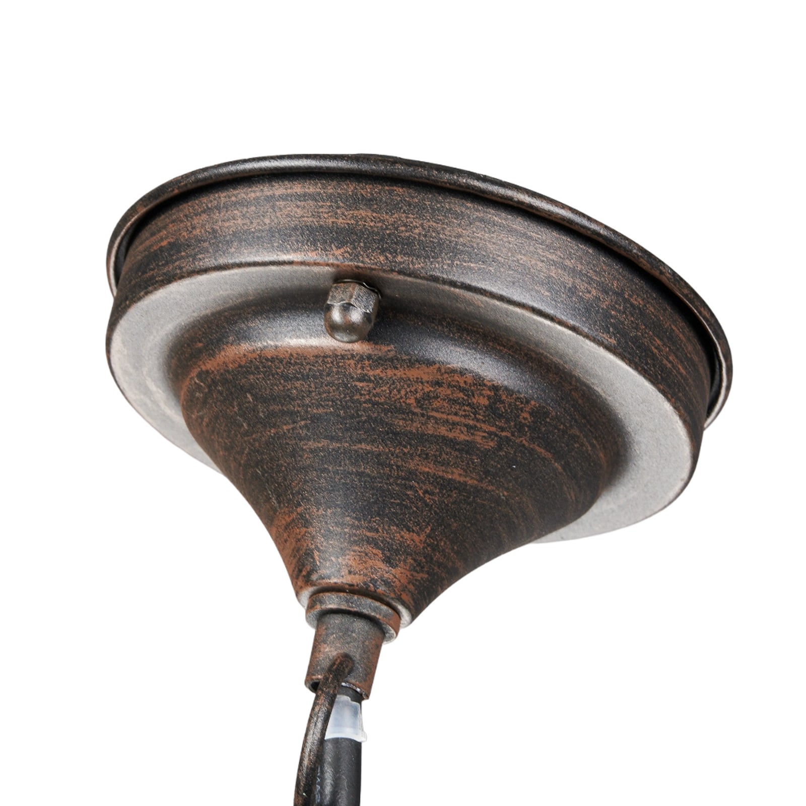 Lindby udendørs hængelampe Eddie, rust, metal, IP44, E27 Lindby udendørs hængelampe Eddie, rust, metal, IP44, E27