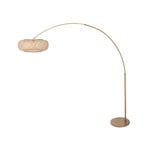 Kaareva valaisin Sparkled Light, pronssinvärinen, bambu, E27