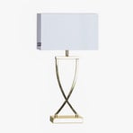 Omega Lampa Stołowa Brass/White - By Rydéns