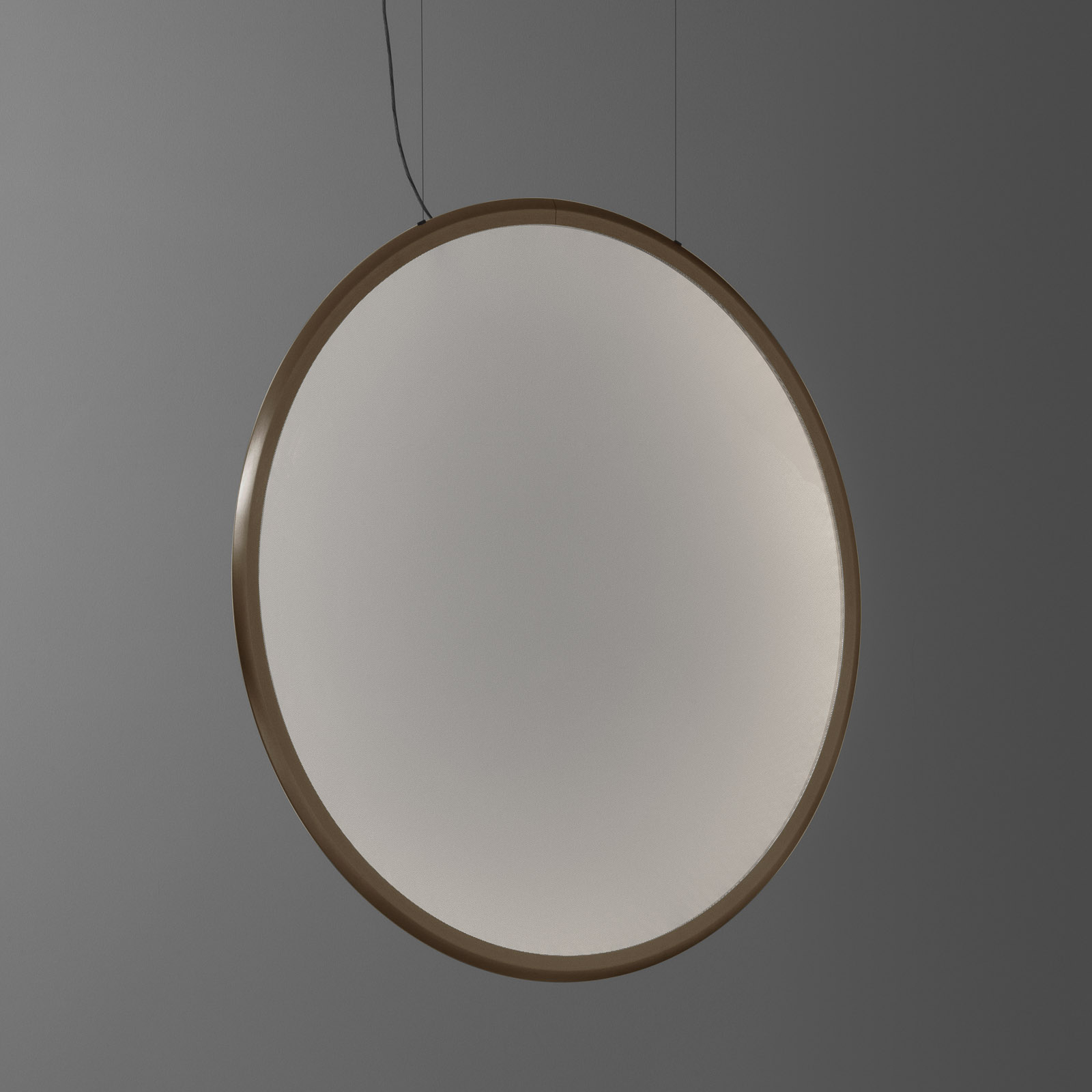 Artemide Discovery závěsný vertikální bronz Ø 100 cm