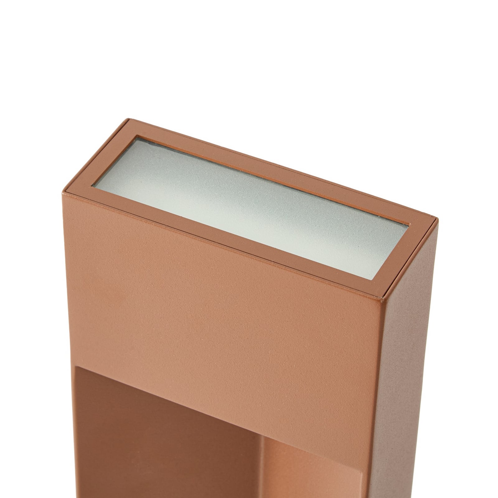 Lucande Kaholo LED ösvény világítás, barna, 90 cm, IP44