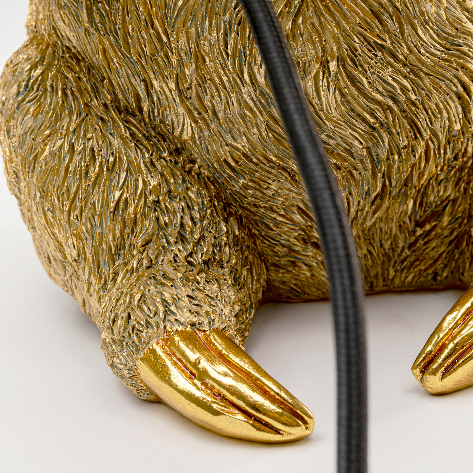 Lampada da tavolo KARE Animal Sloth, color oro, altezza 30 cm, E14