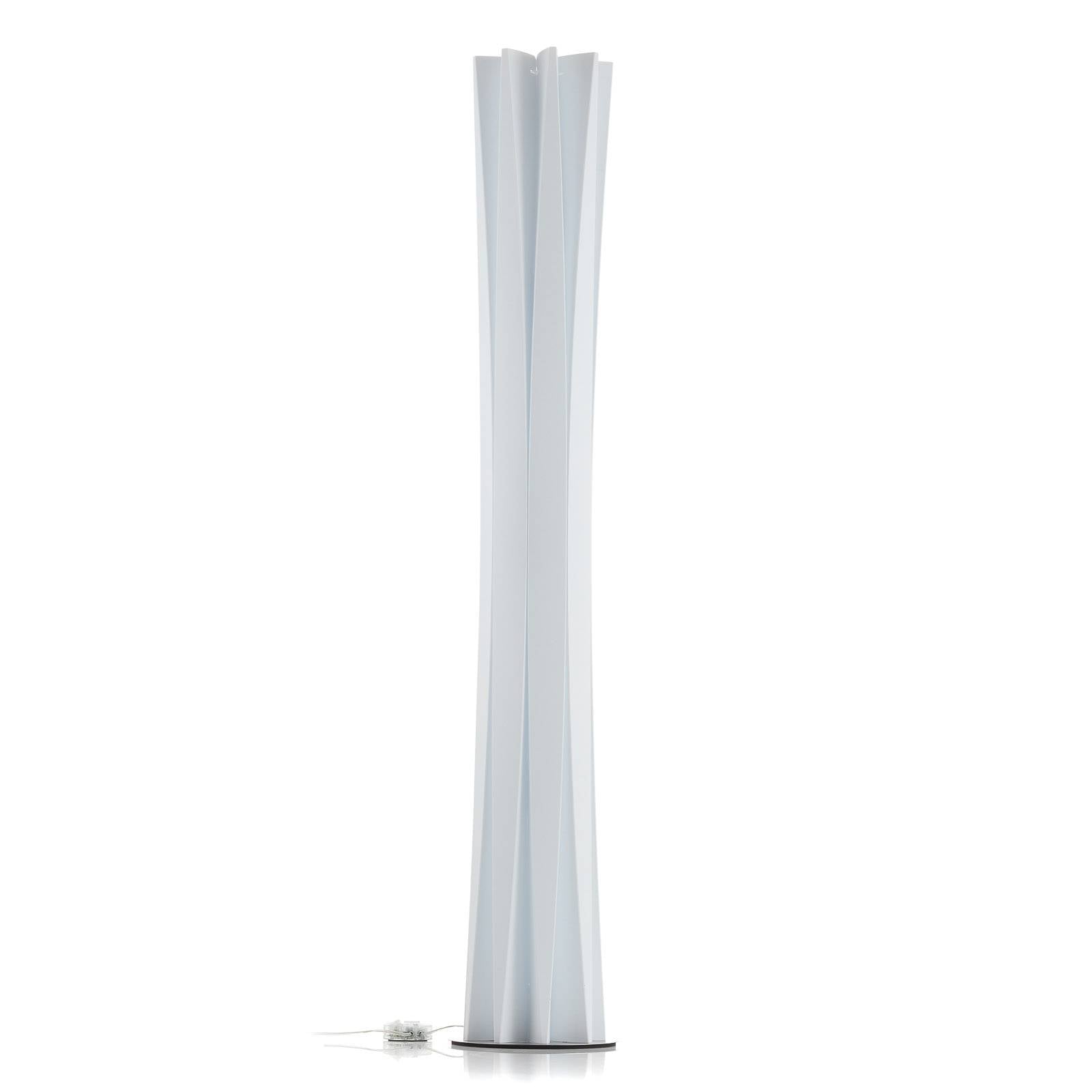 Slamp Bach Stehleuchte, Höhe 184 cm, weiß