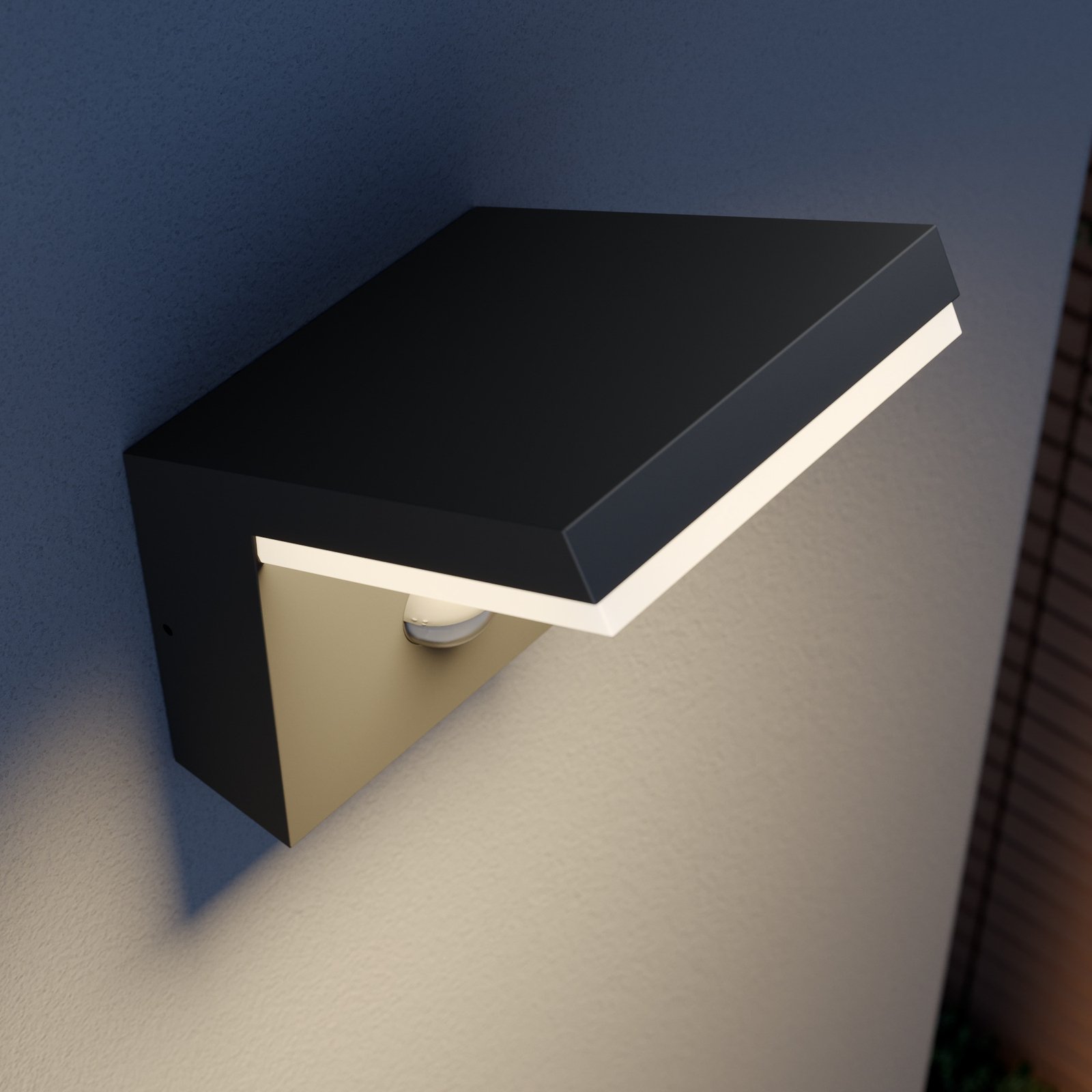 Yolena LED Outdoor Wall Lamp w/sensor Dark Grey - Arcchio