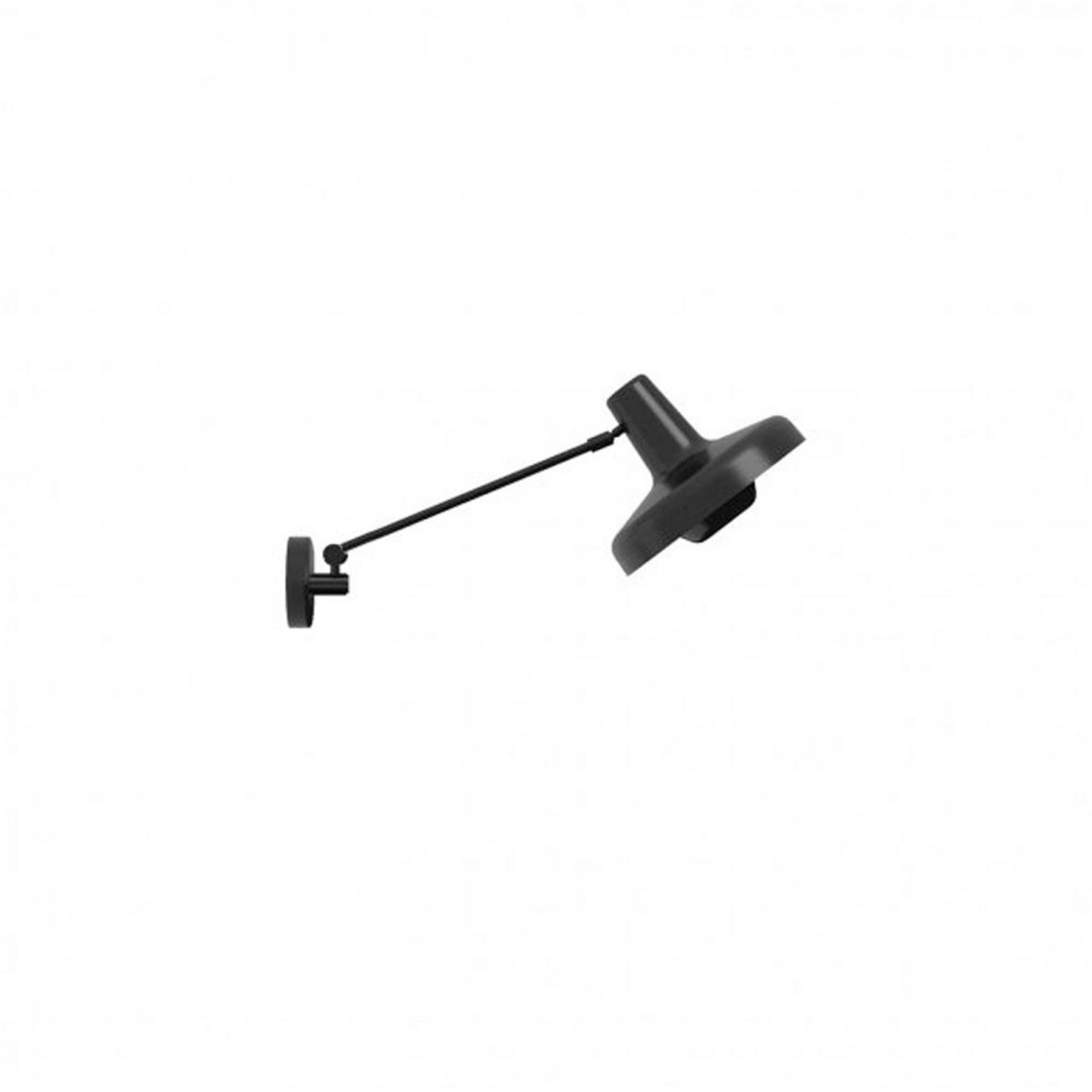 Arigato Wall Lamp Short w/Cable Black - Grupa