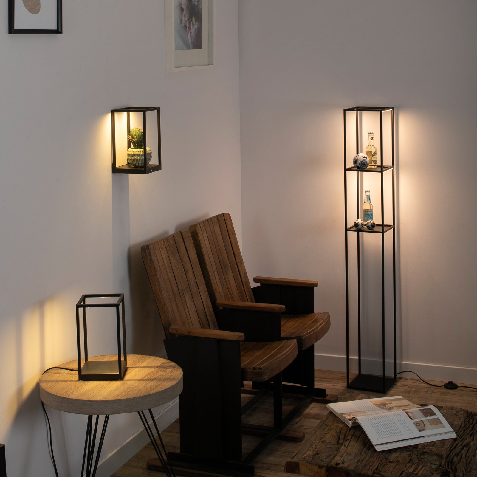 Paul Neuhaus Contura LED-bordlampe i sort