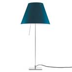 Luceplan Costanza lámpara mesa D13if aluminio/azul