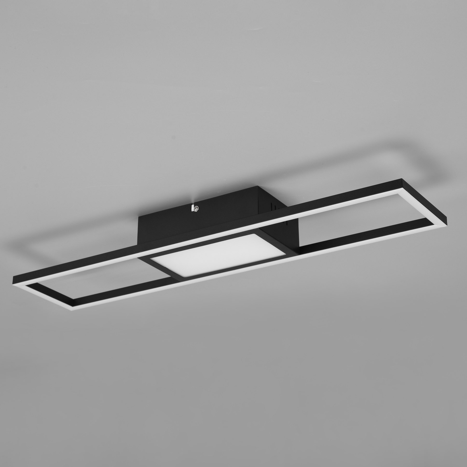 LED-Deckenleuchte Rigido Fernbedienung CCT schwarz