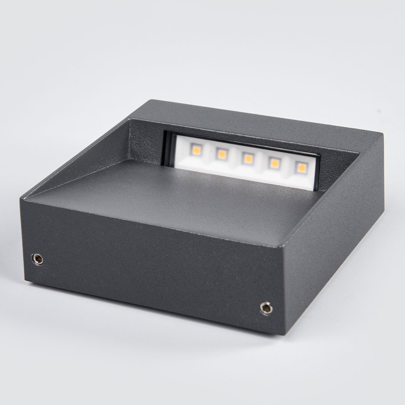 Bene LED Außen Wandleuchte Dark Grey - Lucande