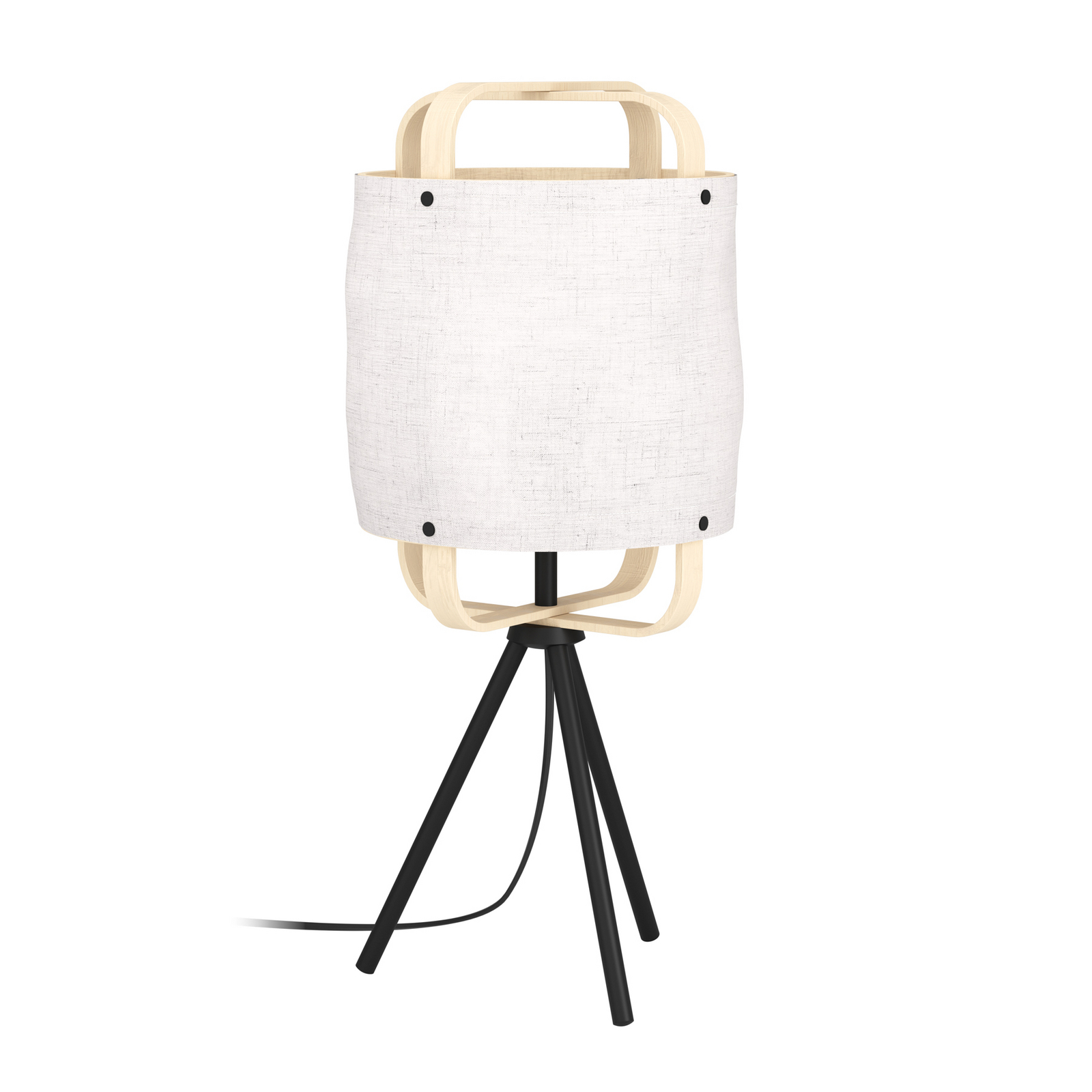 Επιτραπέζιο φωτιστικό Surfleet με σκιά από μπαμπού / λινό