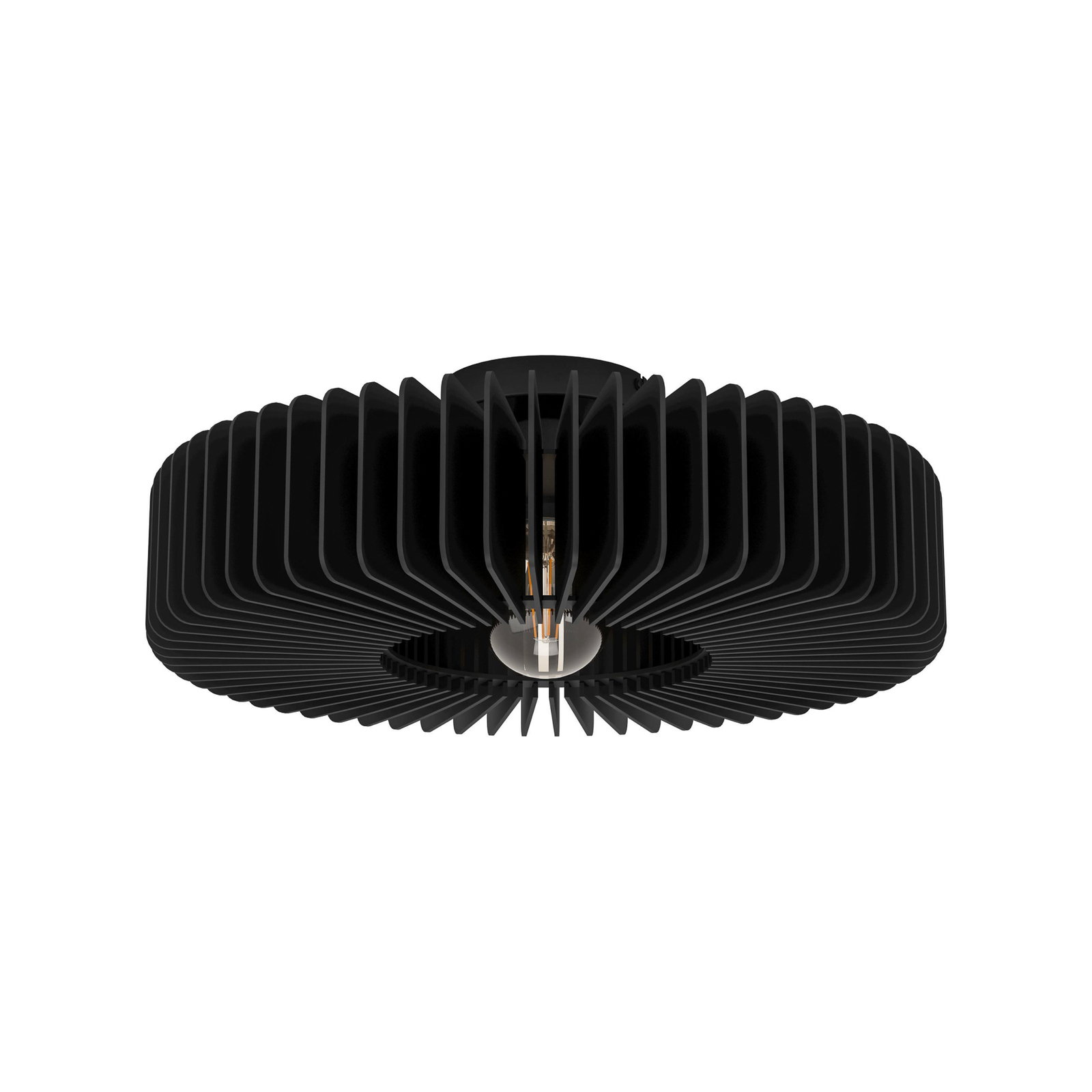 Palombaia ceiling lamp with a fan look, black