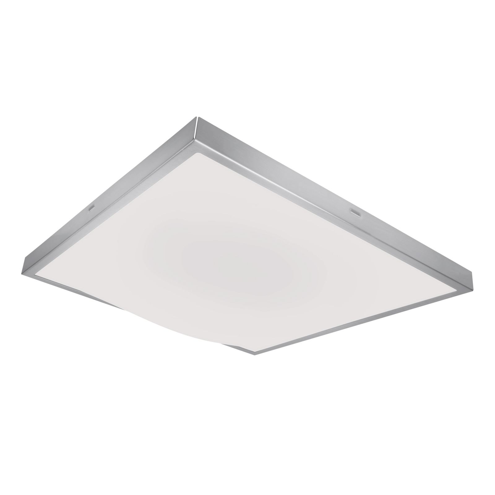LEDVANCE Lunive Vela ceiling light 40.5 cm 3,000 K, for Living / Dining Room, glass, aluminium, 24 W, energy efficiency: A+, L: 40.5 cm, W: 40.5 cm, H: 9.2 cm