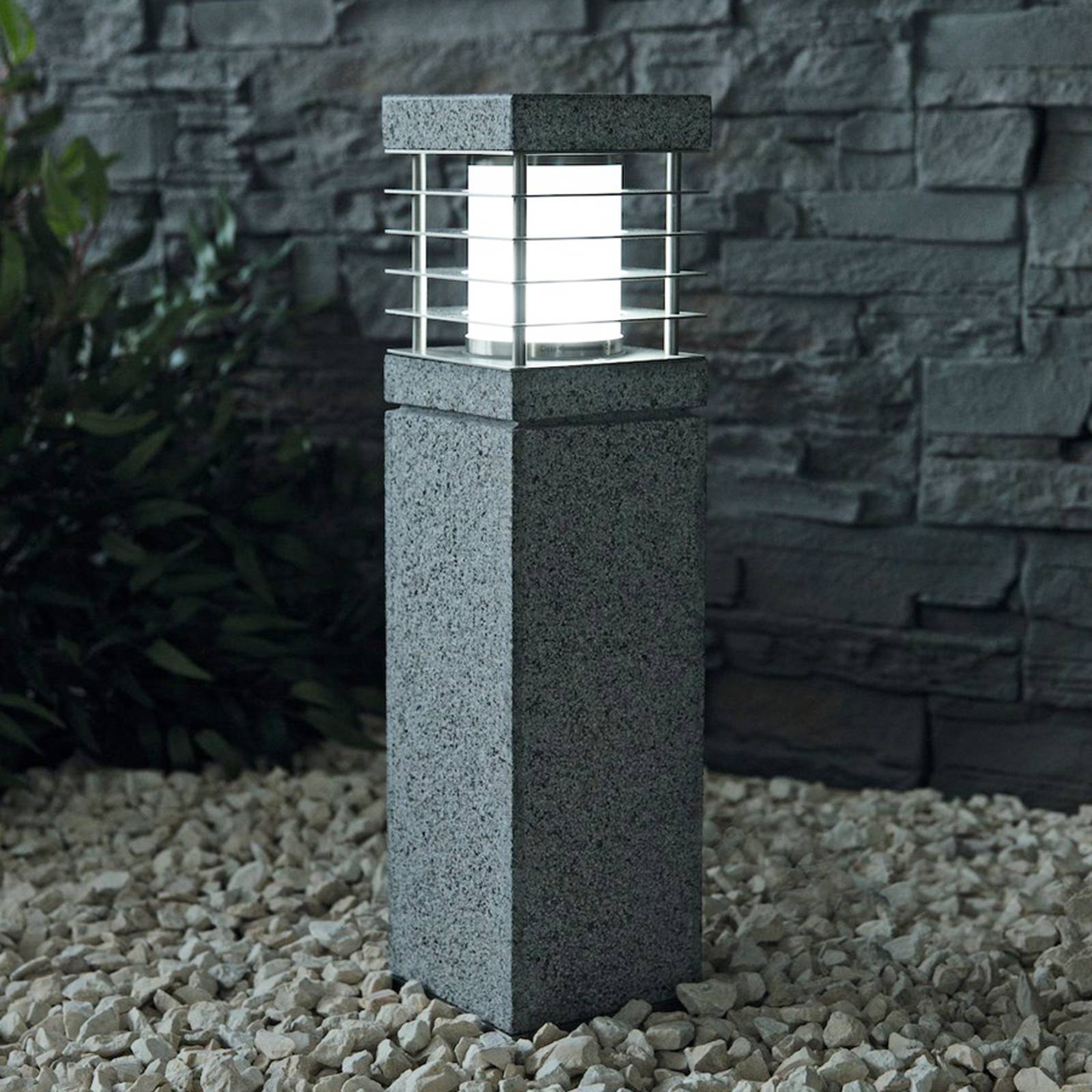 Heitronic Luminaire pour socle La Mer en granit