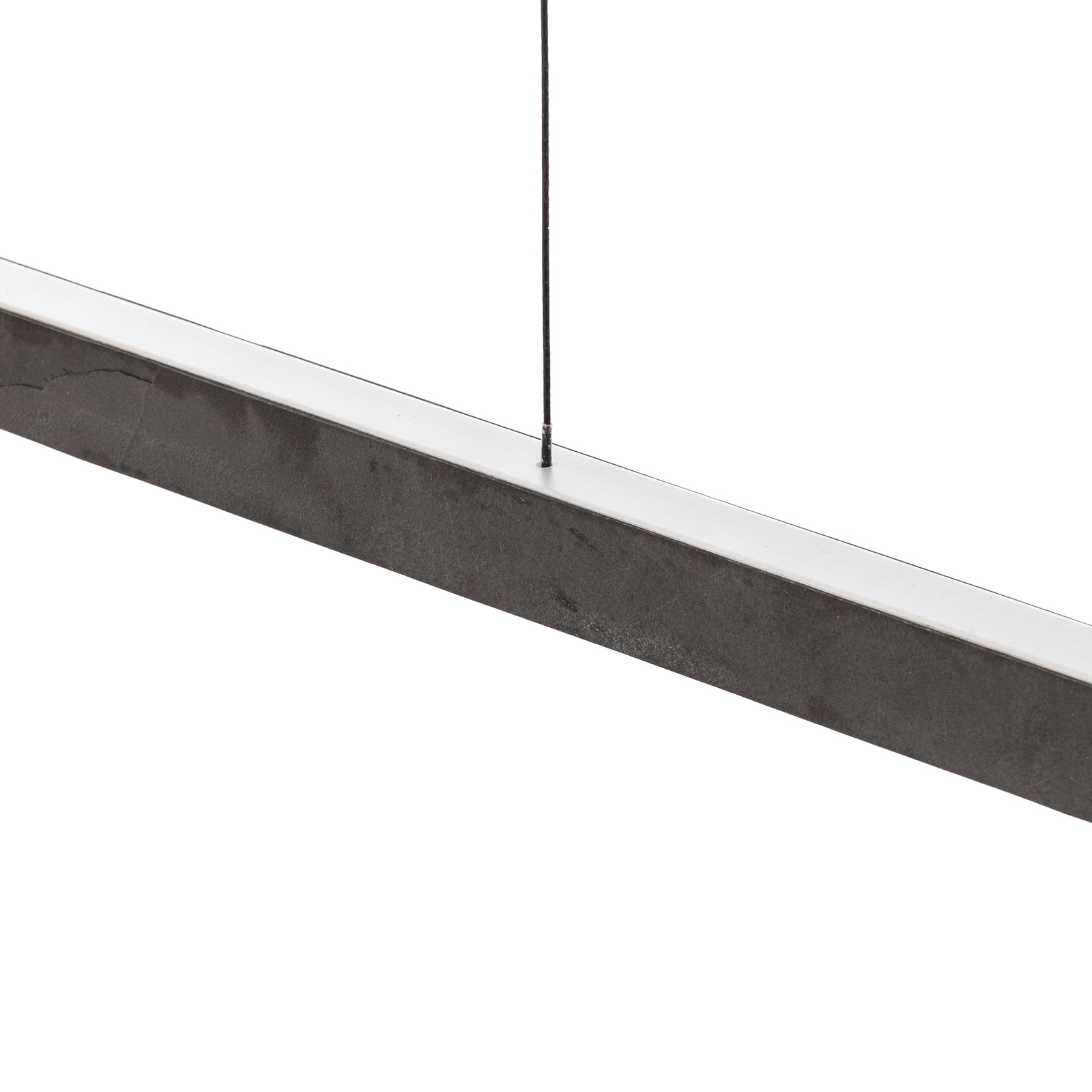 Quitani Zino LED-pendel skifer grå 114 cm