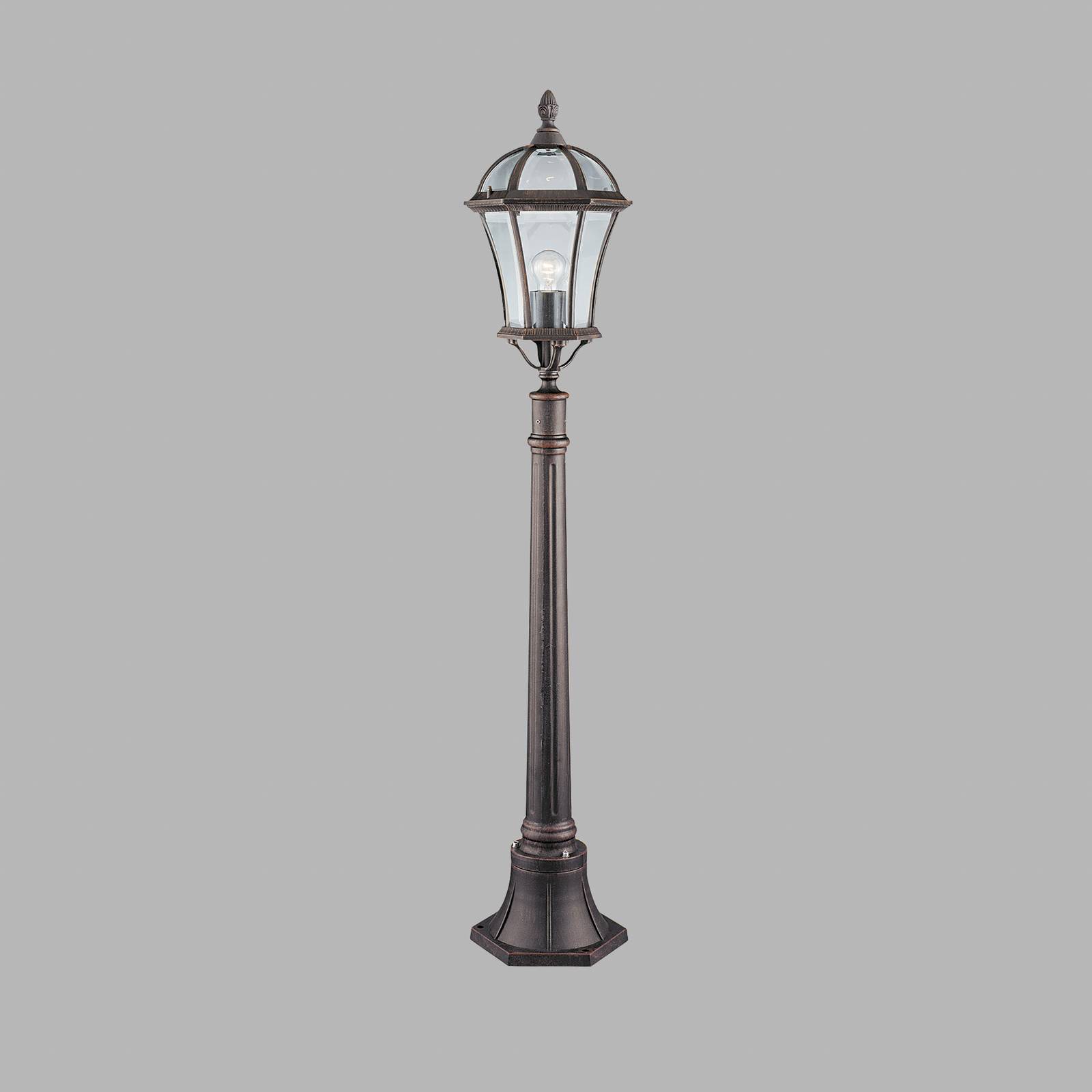 Capri gadelampe af aluminium, 1 lyskilde