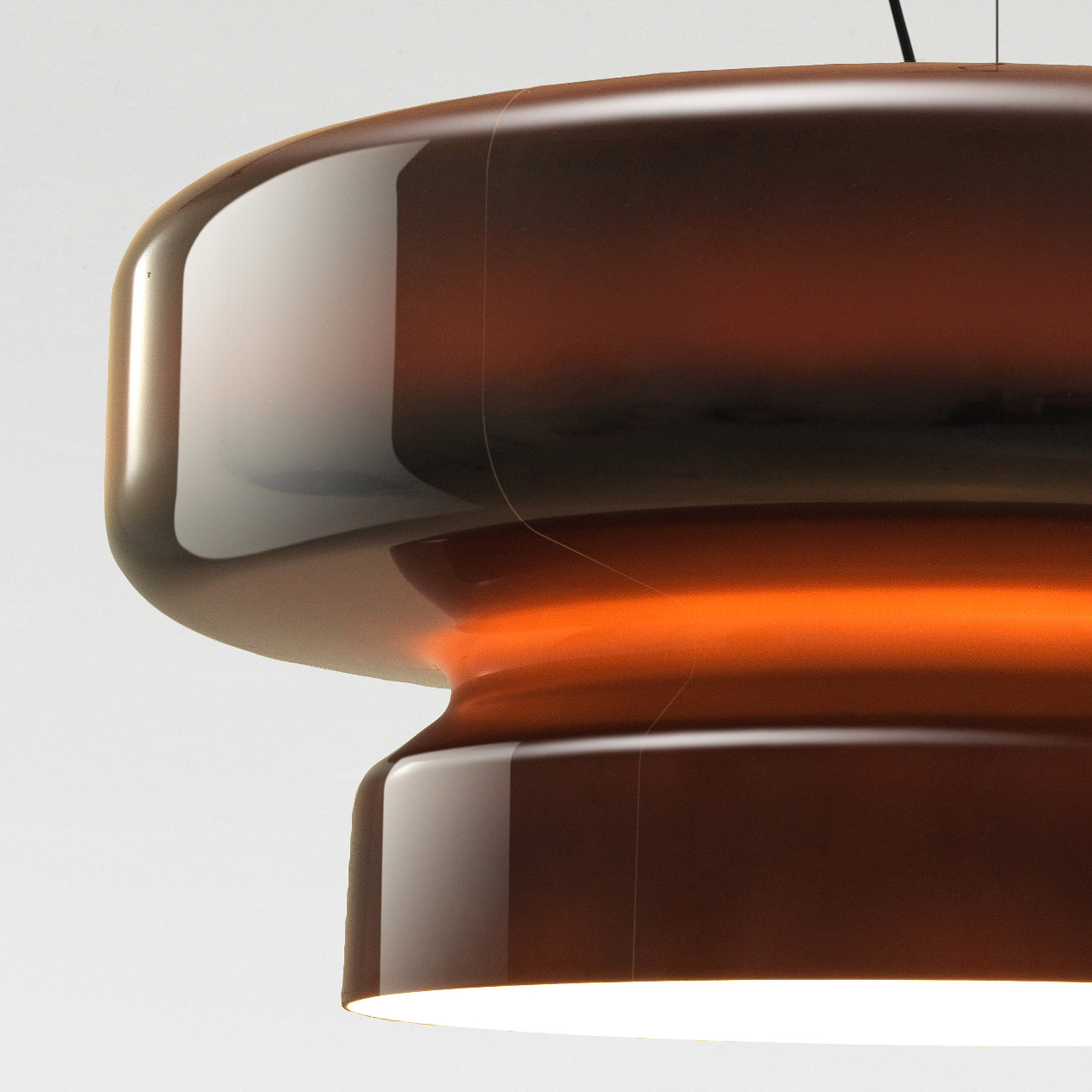 MARSET Bohemia LED pendant light, TRIAC, amber